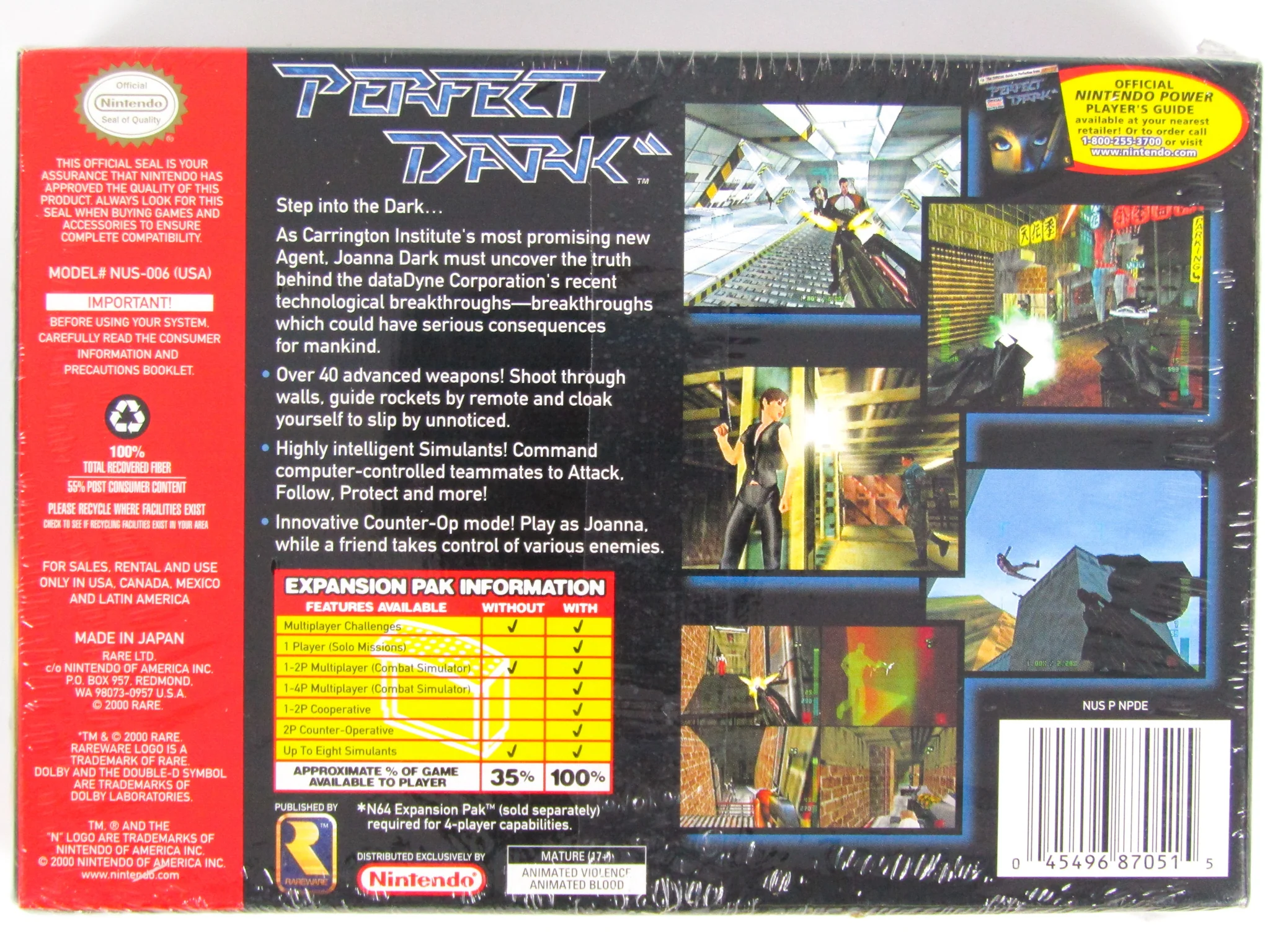Perfect Dark (Nintendo 64 / N64) - Image 2