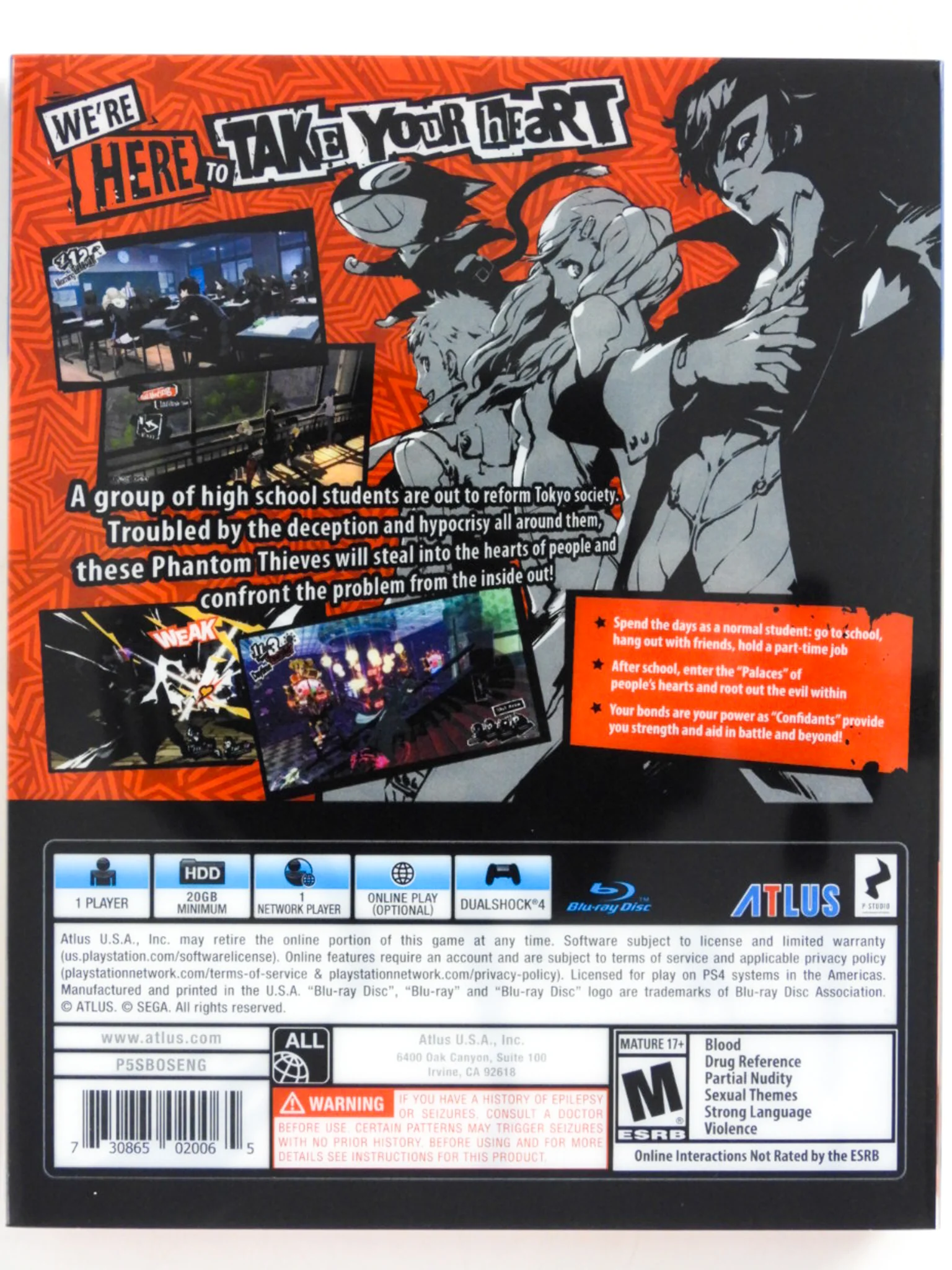 Persona 5 Take Your Heart [Premium Edition] (PlayStation 4 / PS4) - Image 8
