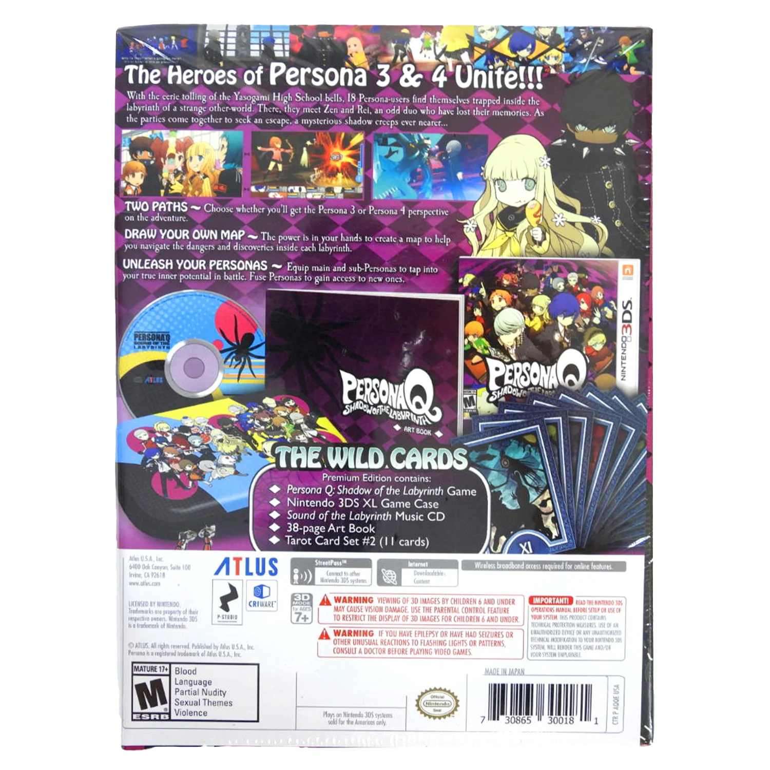 Persona Q: Shadow of the Labyrinth [Wild Cards Premium Edition] (Nintendo 3DS) - Image 2