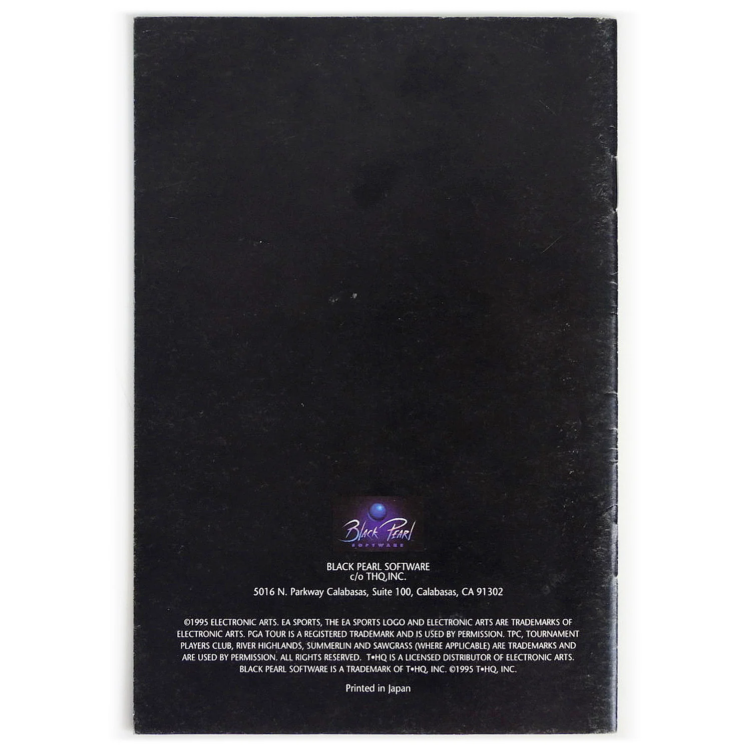 PGA Tour 96 [Manual] (Super Nintendo / SNES) - Image 2
