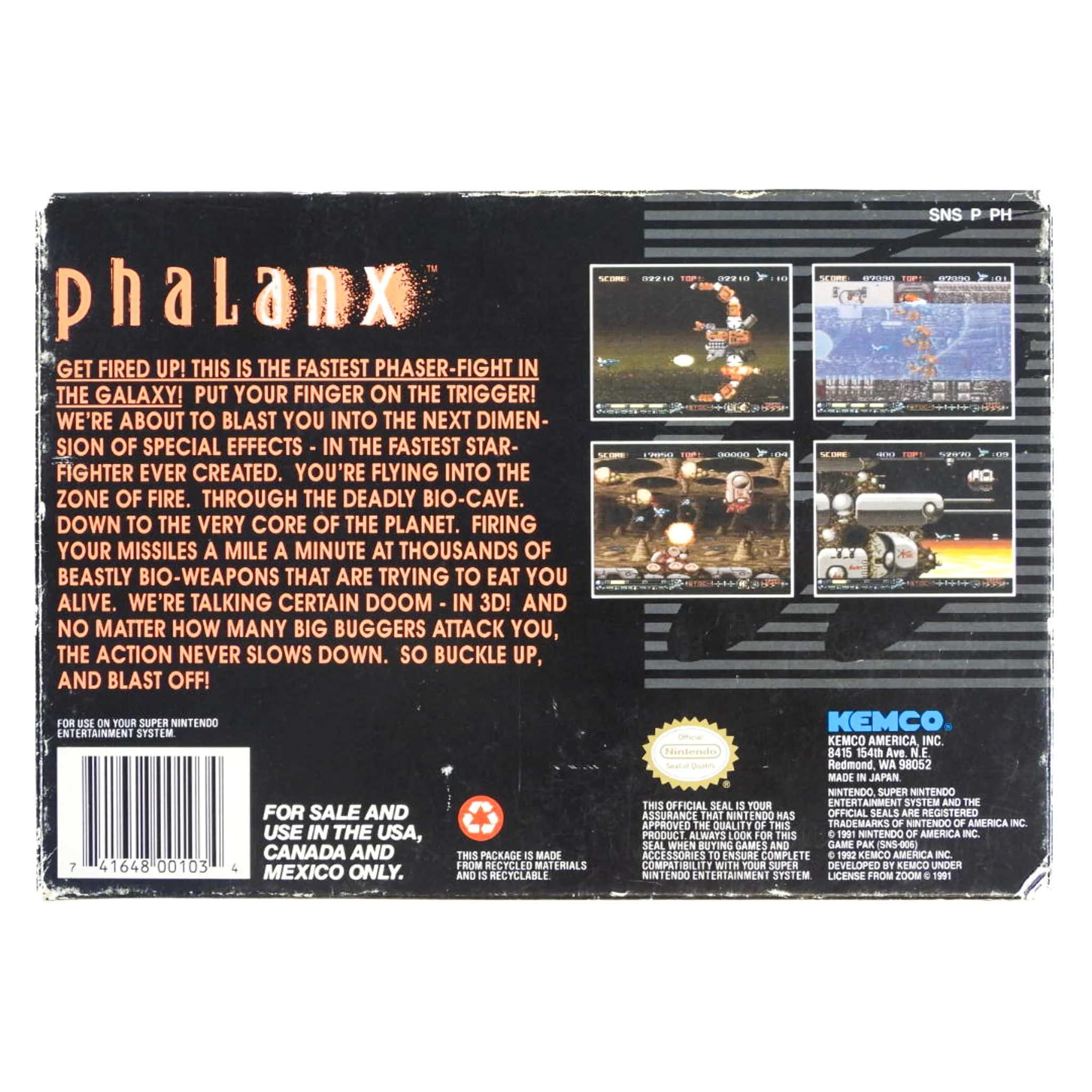 Phalanx (Super Nintendo / SNES) - Image 8