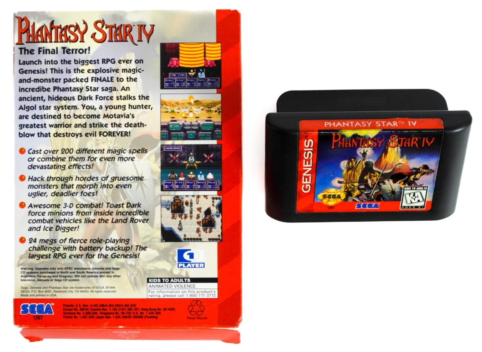 Phantasy Star IV 4 [Cardboard Box] (Sega Genesis) - Image 11