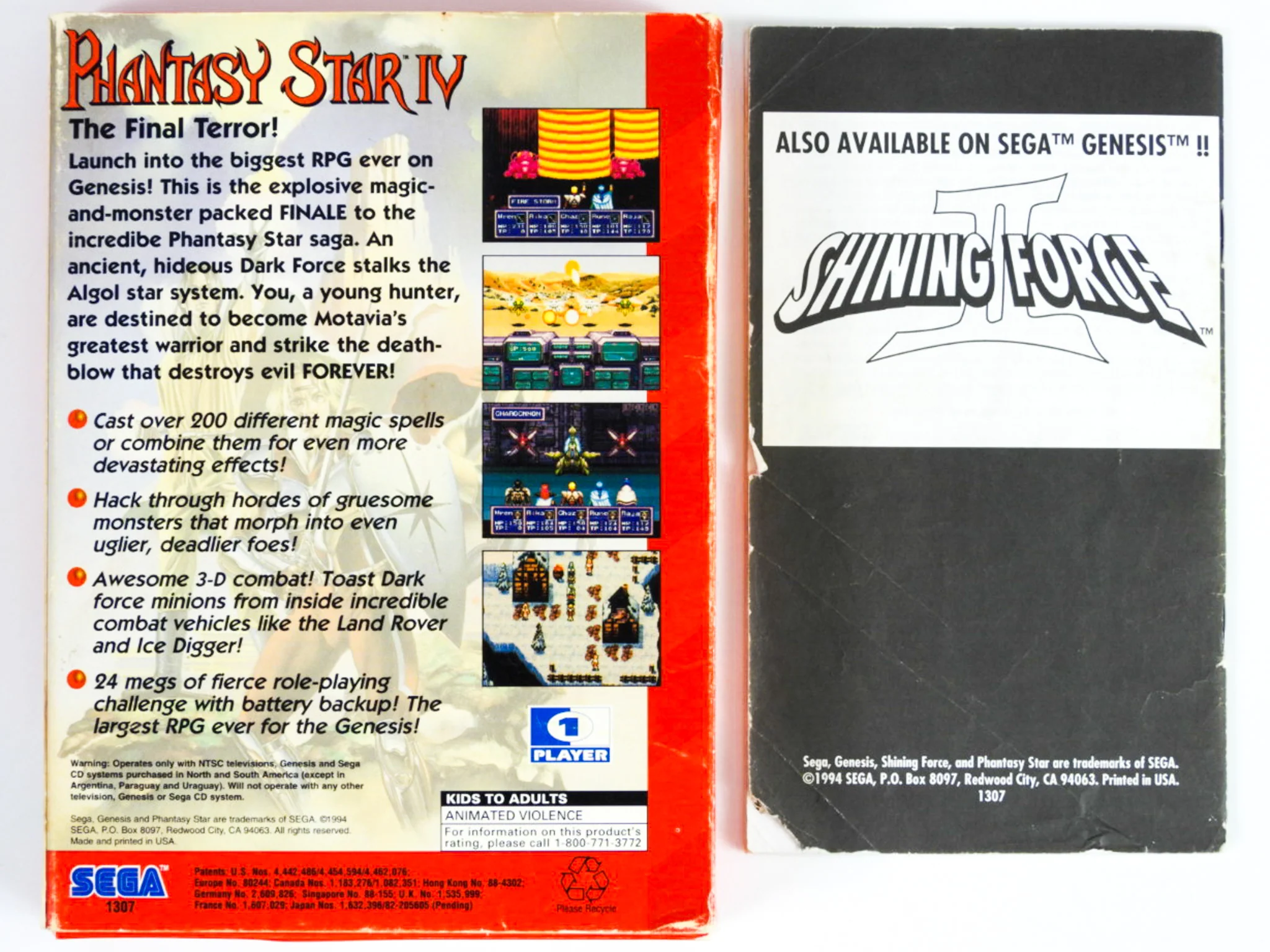 Phantasy Star IV 4 [Cardboard Box] (Sega Genesis) - Image 3