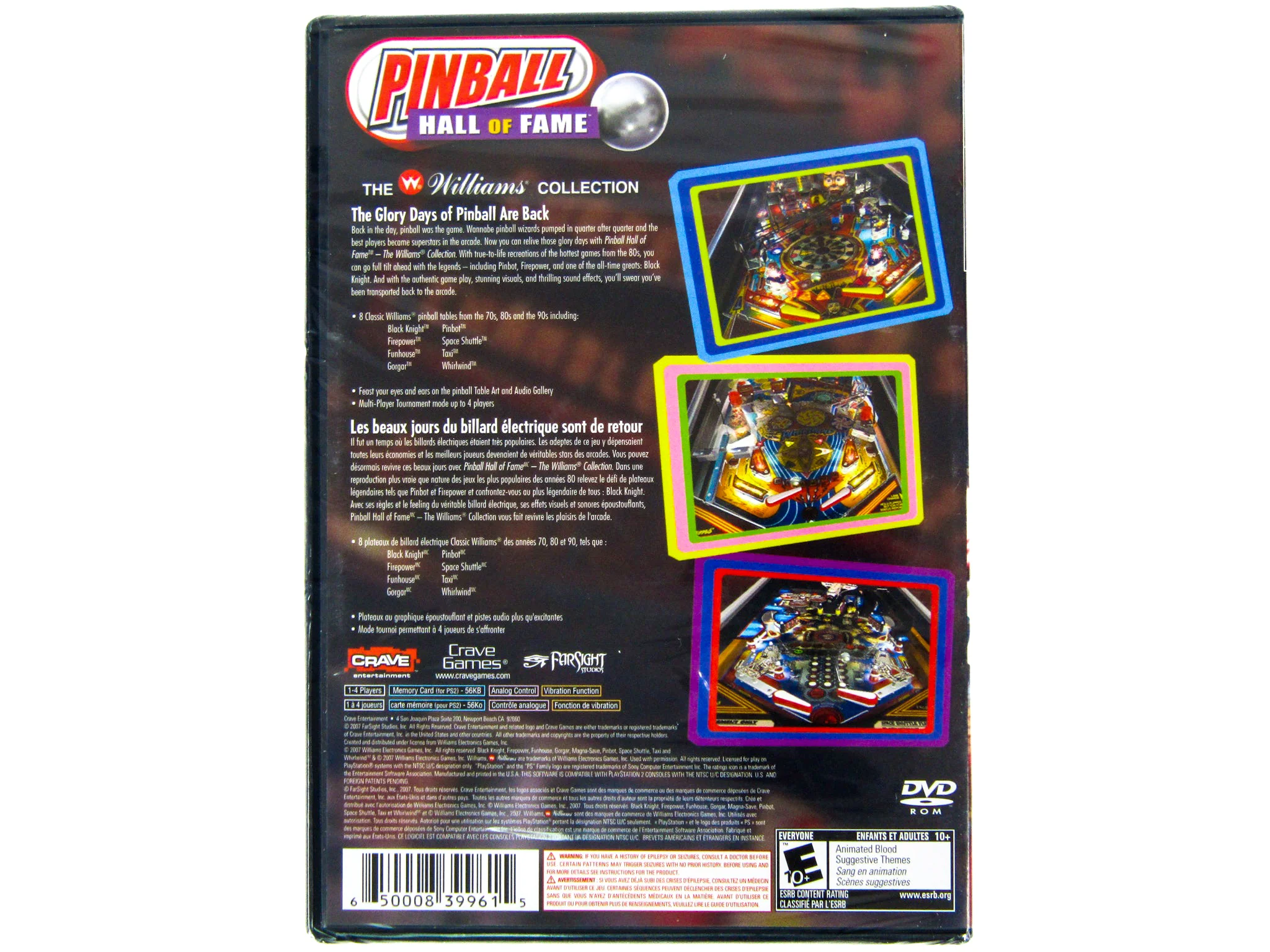 Pinball Hall Of Fame: The Williams Collection (PlayStation 2 / PS2) - Image 2