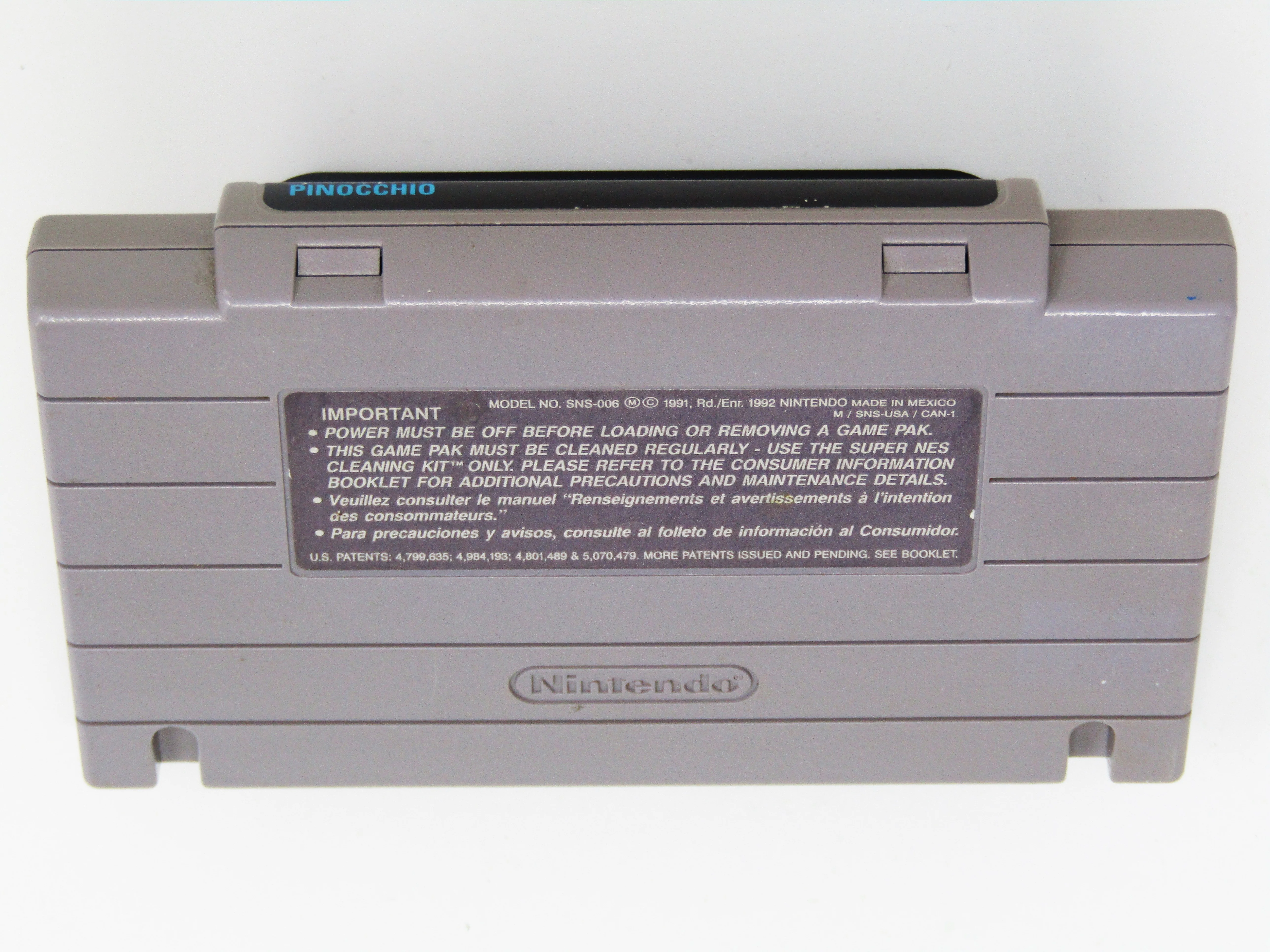 Pinocchio (Super Nintendo / SNES) - Image 10