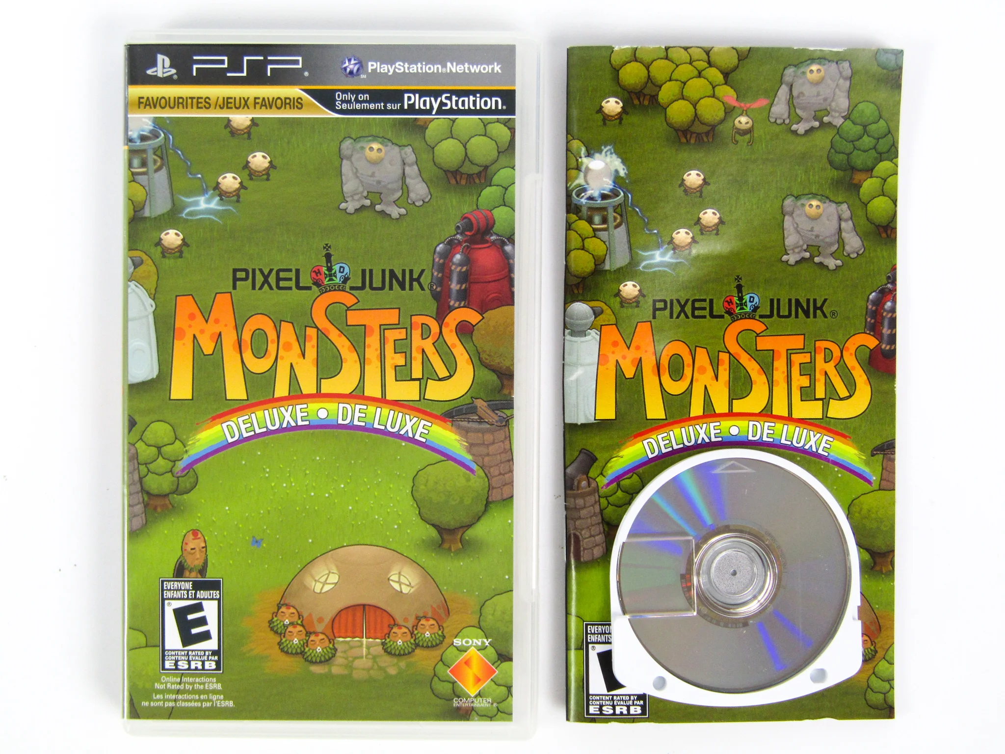 Pixel Junk Monsters Deluxe [Favourites] (PlayStation Portable / PSP)