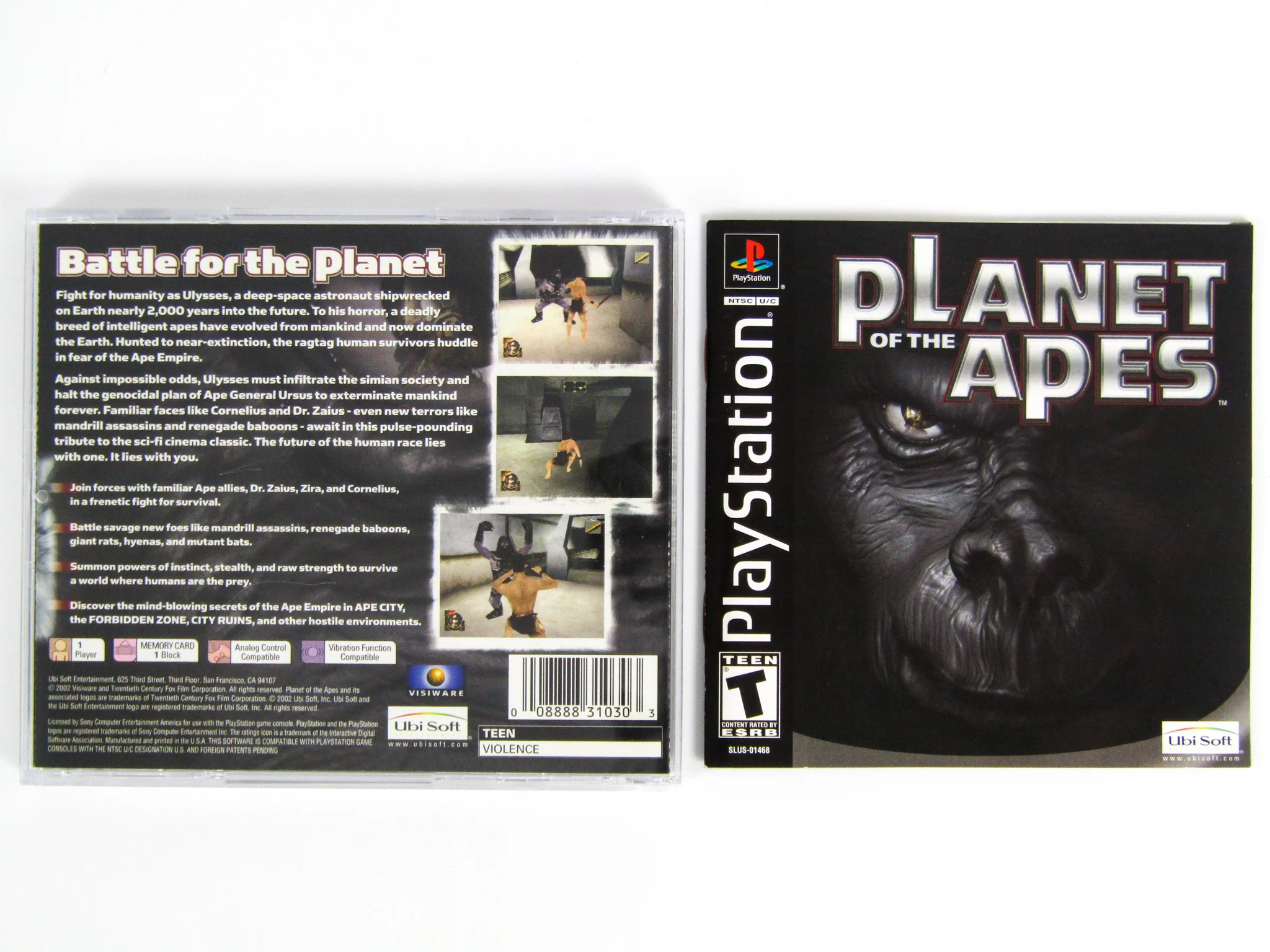 Planet Of The Apes (PlayStation / PS1) - Image 2