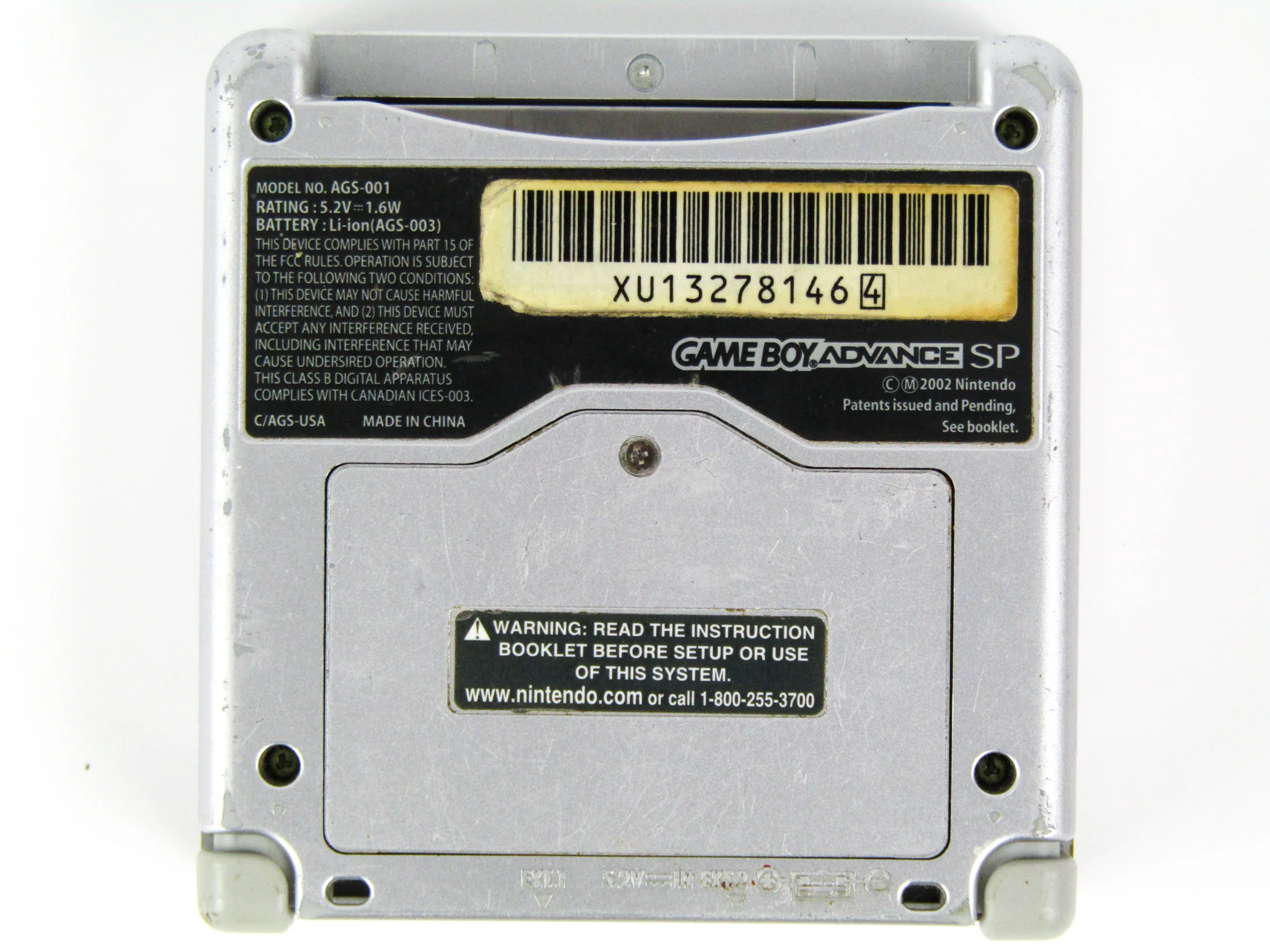 Nintendo Game Boy Advance SP System [AGS-001] Platinum (GBA) - Image 18