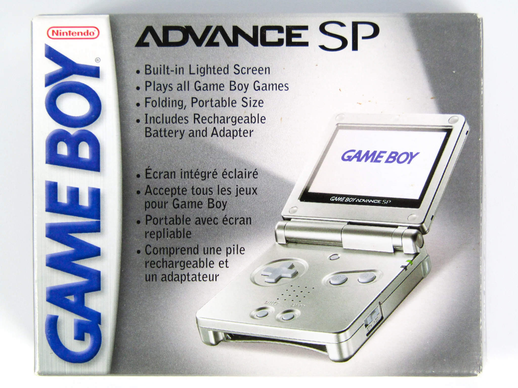 Nintendo Game Boy Advance SP System [AGS-001] Platinum (GBA) - Image 6