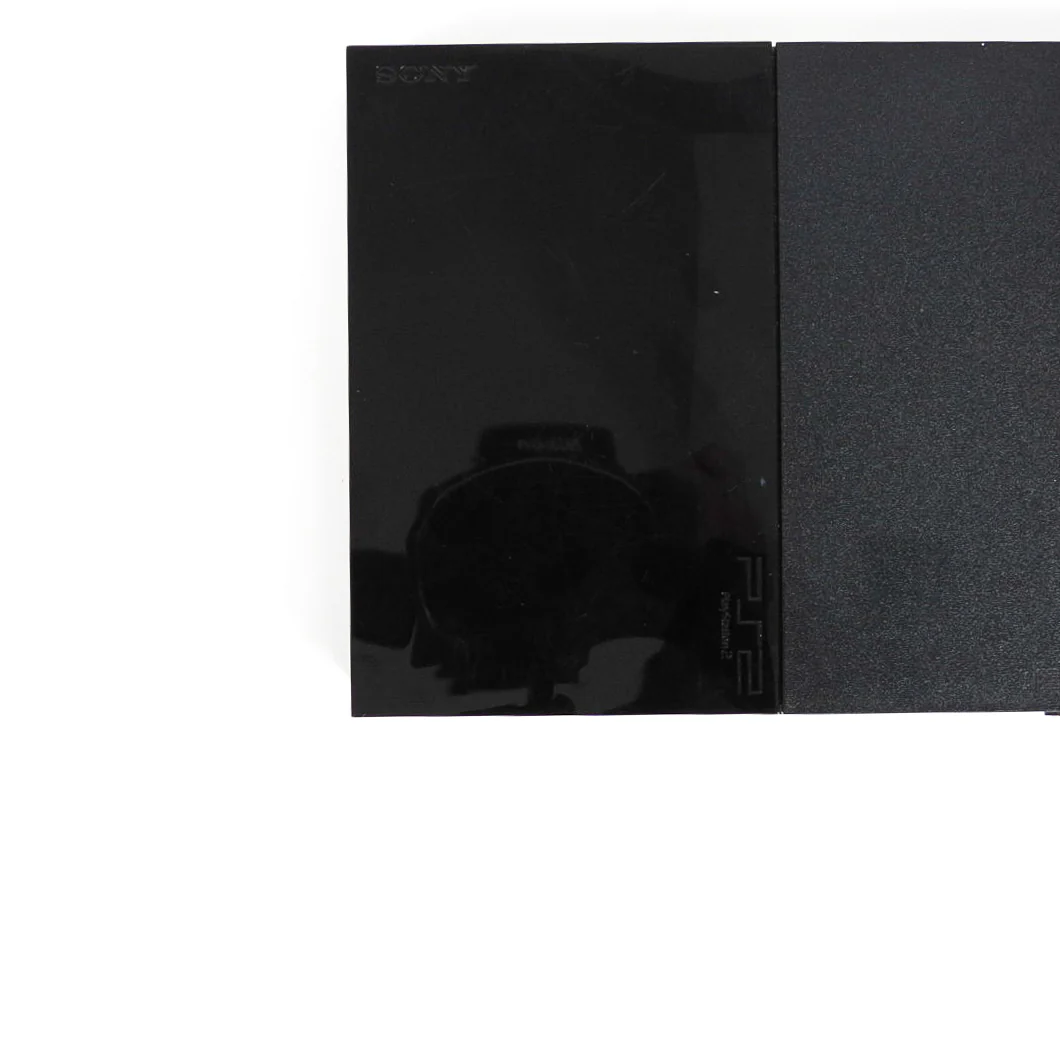 PlayStation 2 System Slim [SCPH-9000x] Black with 1 Unofficial Controller (PS2) - Image 3