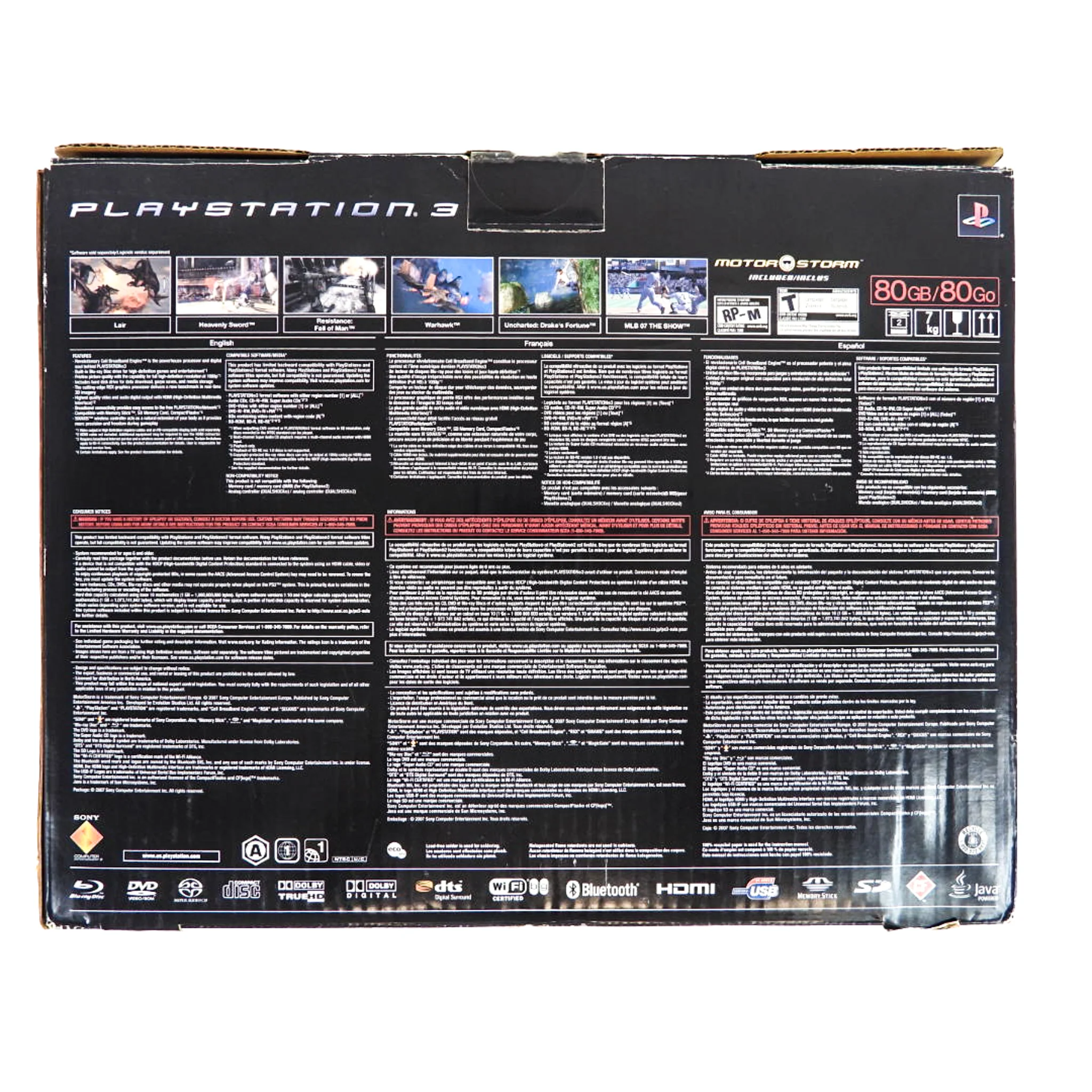 PlayStation 3 System [PS2 Backward Compatible] 80 GB (PS3) - Image 3