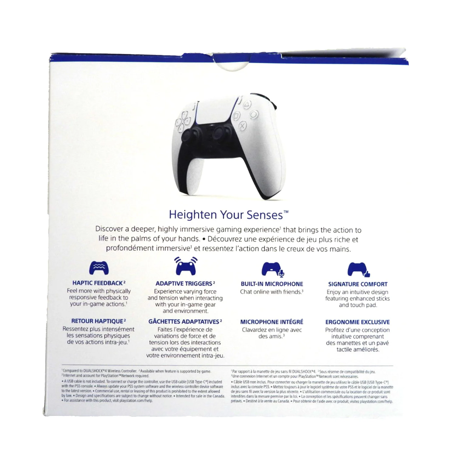 White PlayStation 5 DualSense Wireless Controller (PlayStation 5 / PS5) - Image 2