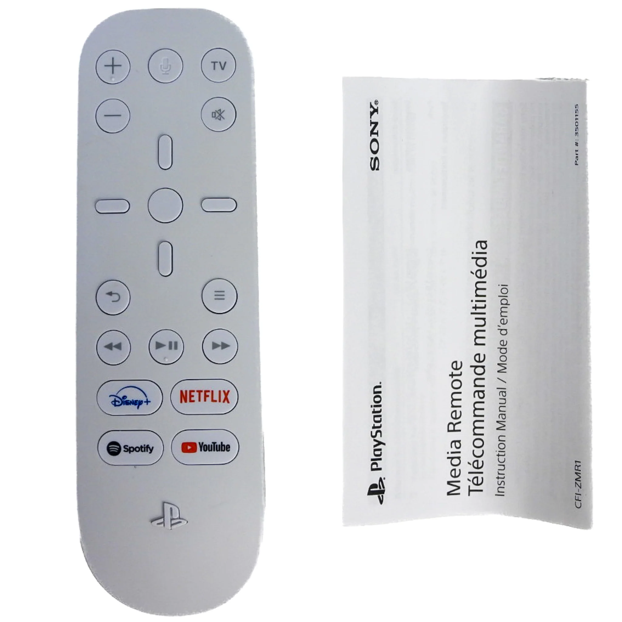 PlayStation 5 Media Remote (PlayStation 5 / PS5) - Image 3