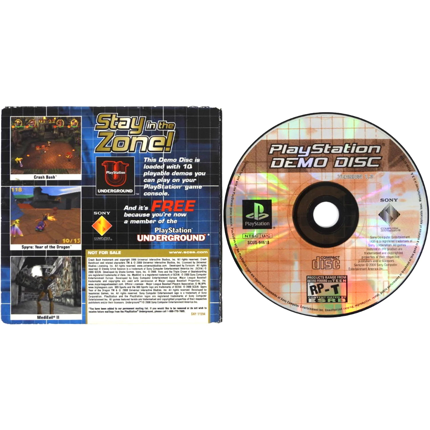 PlayStation Demo Disc [Version 1.3] (PlayStation / PS1) - Image 2