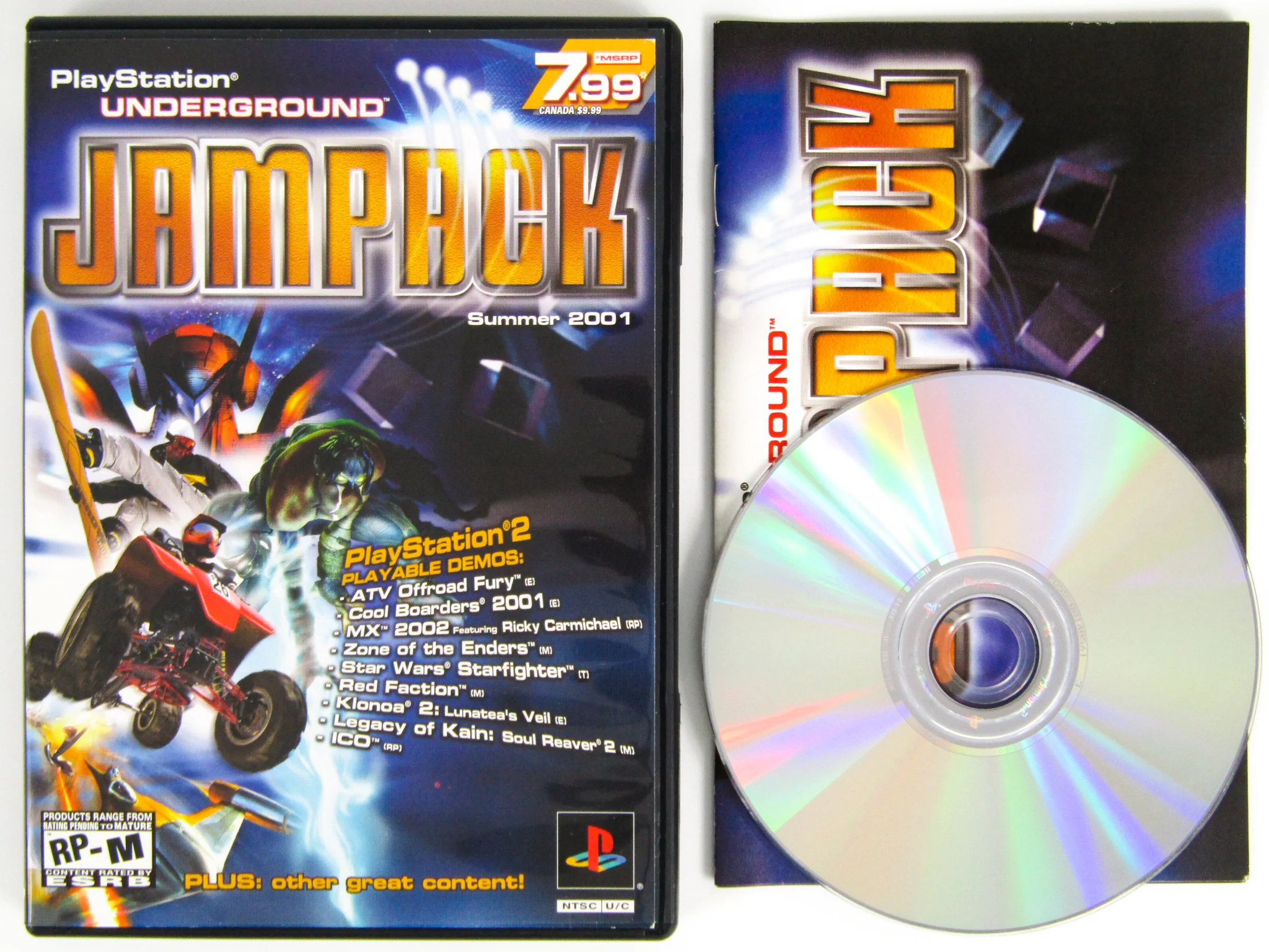 PlayStation Underground Jampack Summer 2001 (PlayStation 2 / PS2)