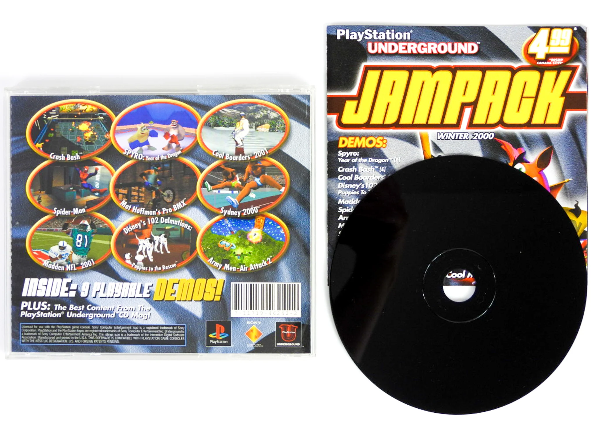 PlayStation Underground Jampack: Winter 2000 (PlayStation / PS1)