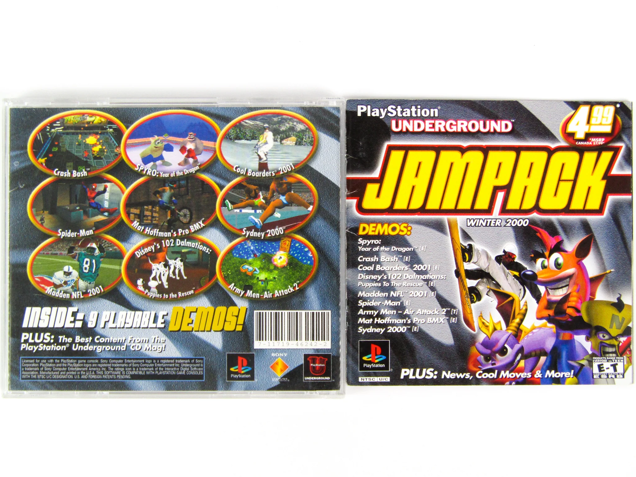 PlayStation Underground Jampack: Winter 2000 (PlayStation / PS1) - Image 2