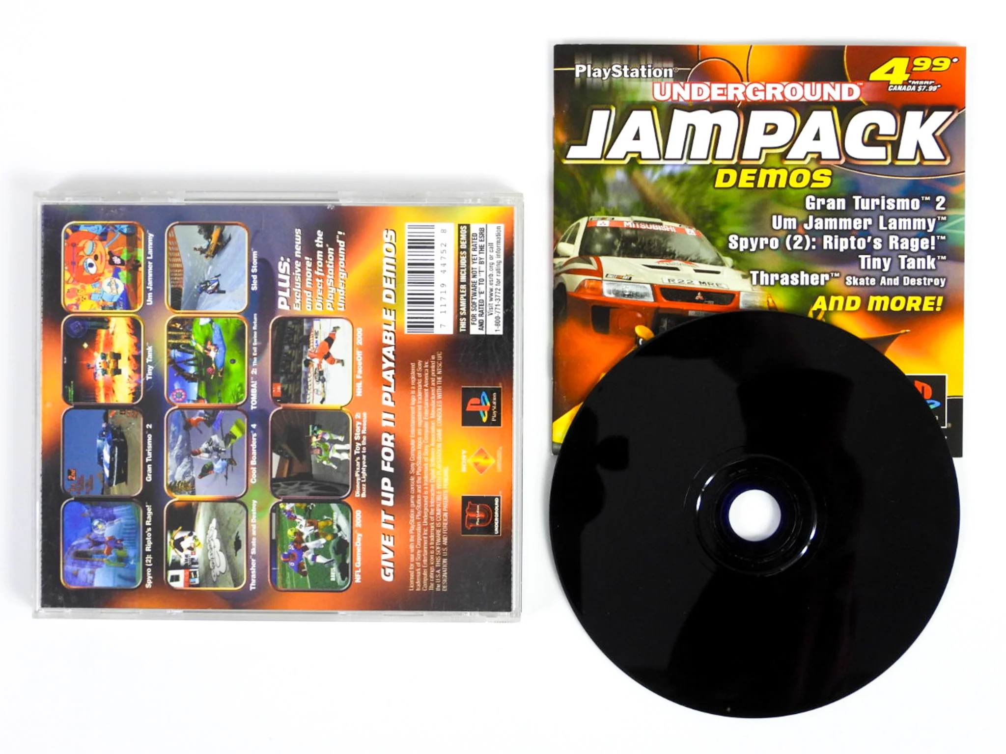 PlayStation Underground Jampack Winter 99 (PlayStation / PS1)