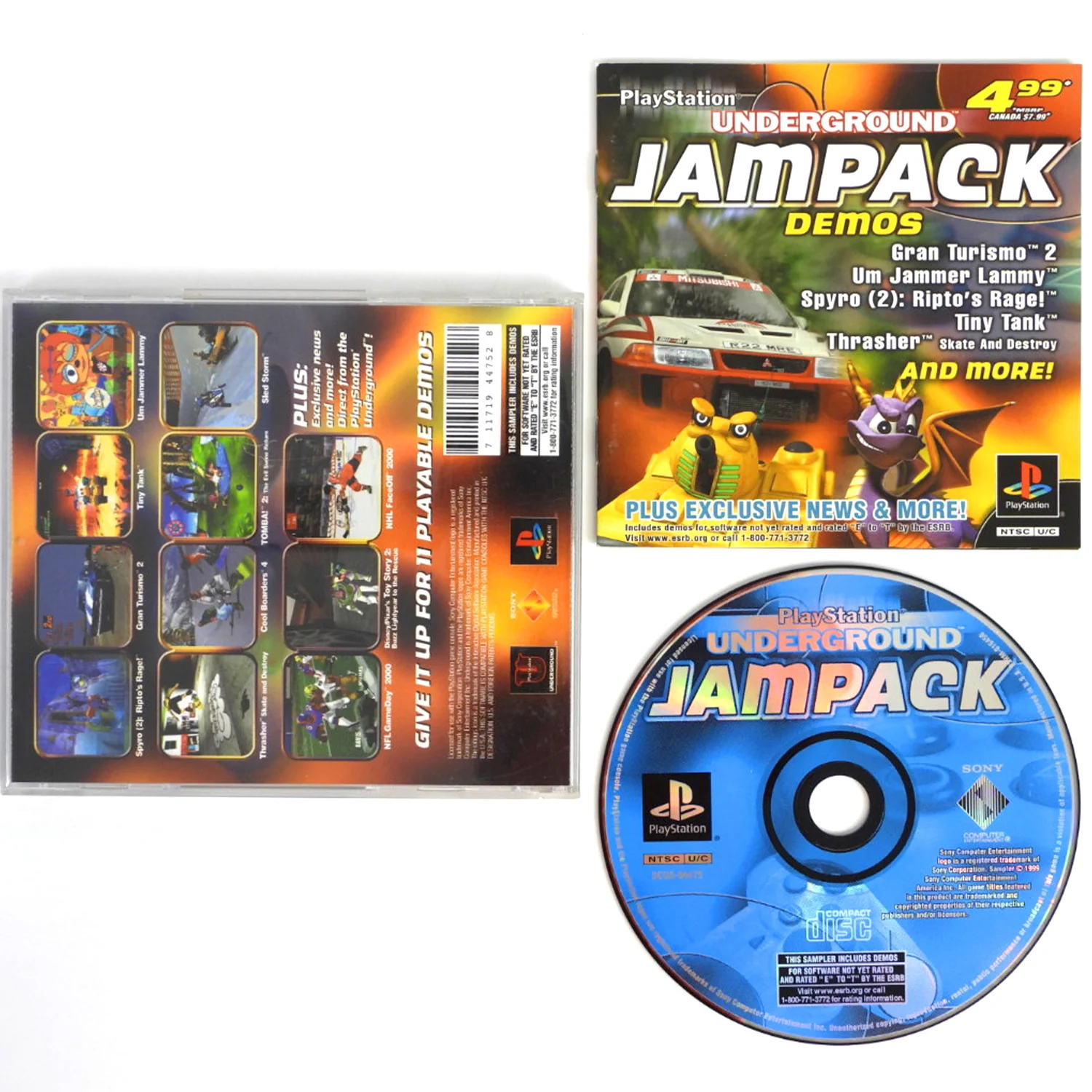 PlayStation Underground Jampack Winter 99 (PlayStation / PS1) - Image 3
