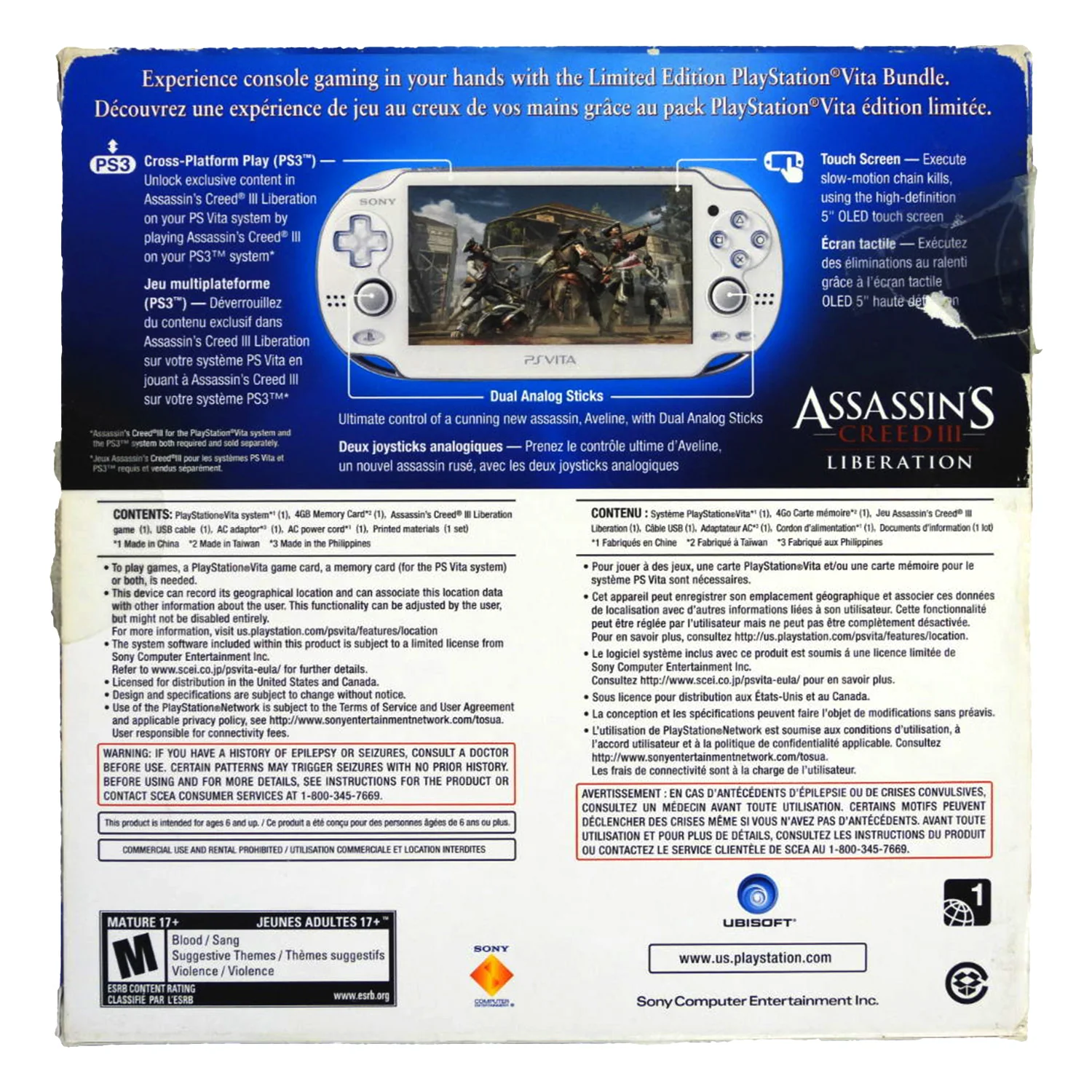 PlayStation Vita System [PCH-1000] [Assassin's Creed III Bundle] (PS Vita) - Image 8