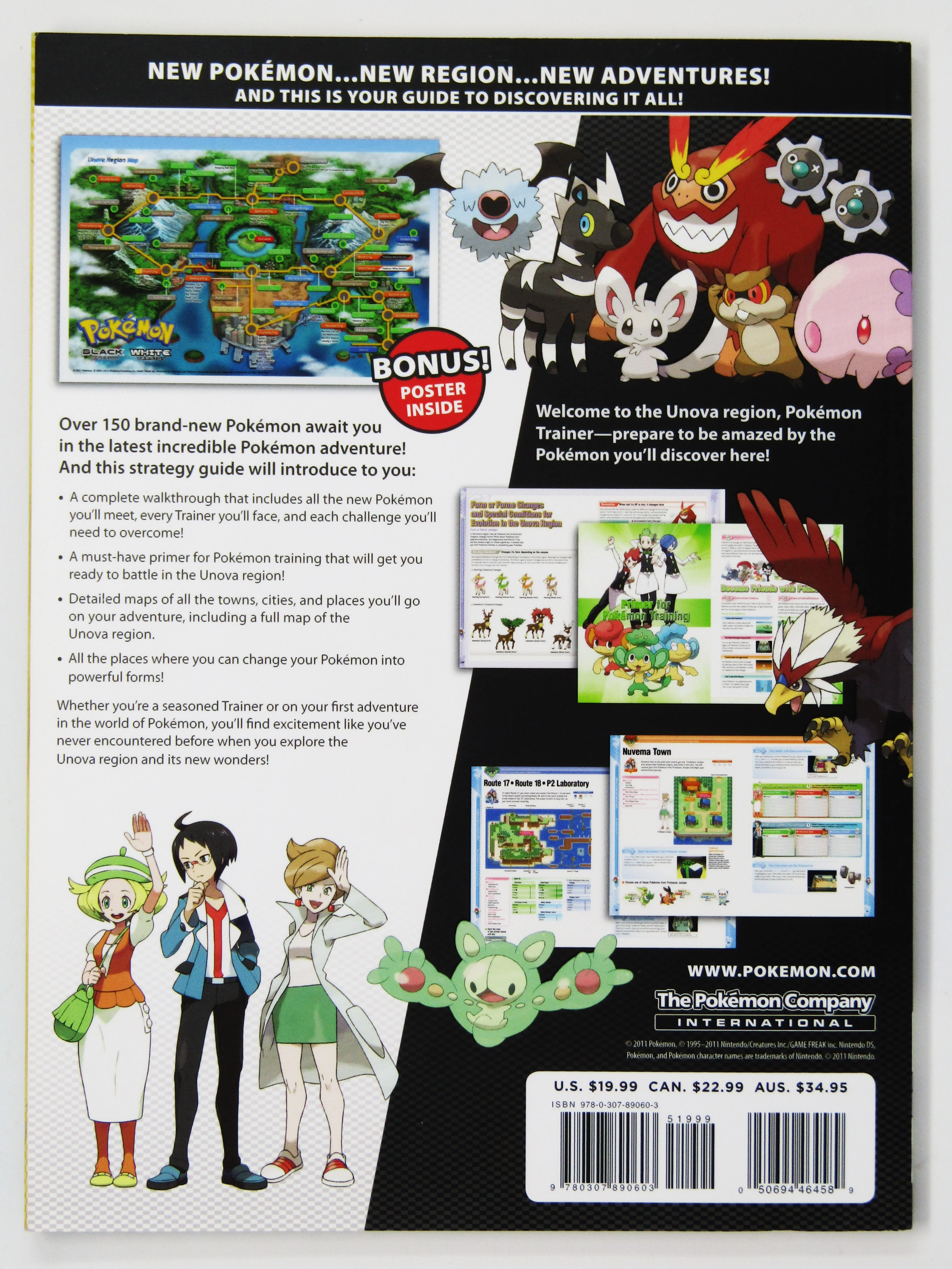 Pokemon Black Version & Pokemon White Version The Official Pokemon Strategy Guide: Volume 1 (Game Guide) - Image 2