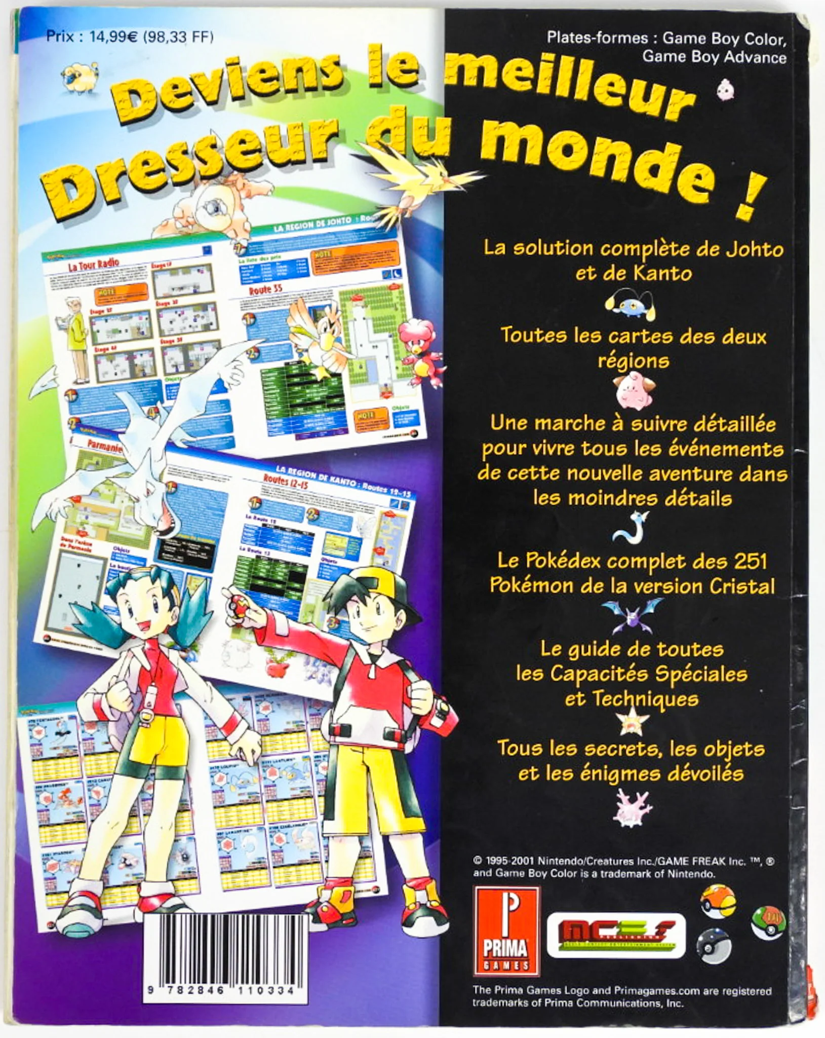 Pokemon Cristal [French Version] [Prima Games] (Game Guide) - Image 2