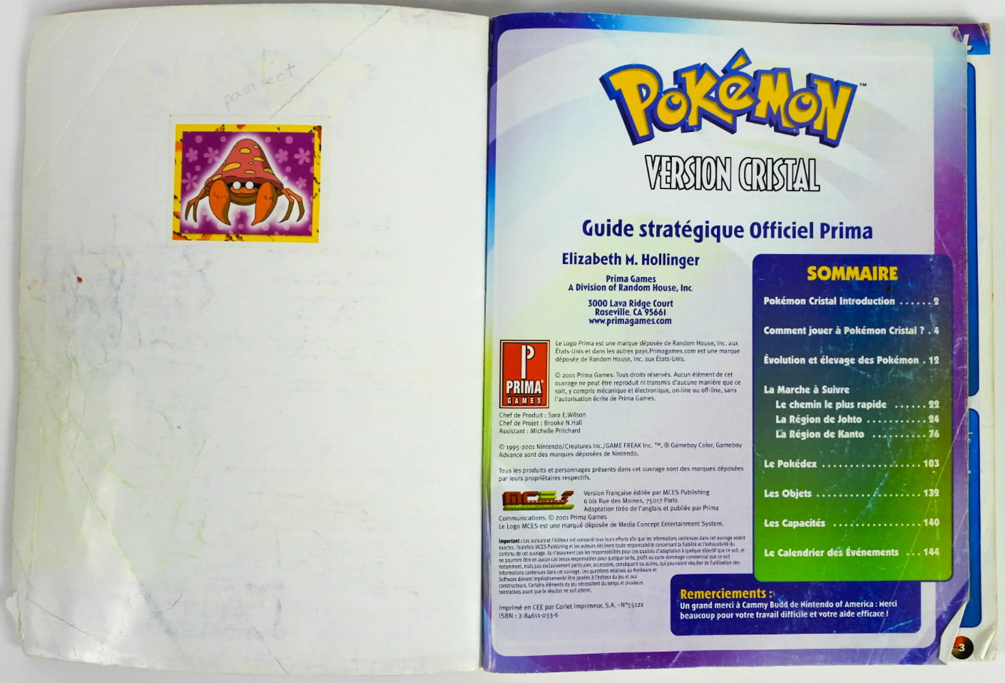 Pokemon Cristal [French Version] [Prima Games] (Game Guide) - Image 5