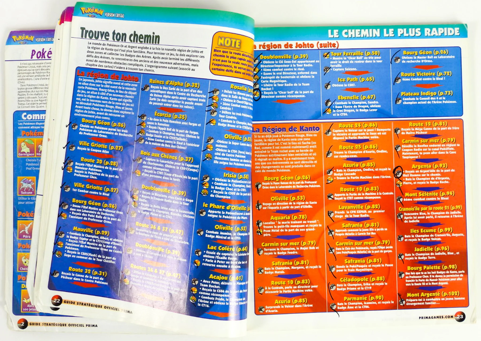 Pokemon Cristal [French Version] [Prima Games] (Game Guide) - Image 6