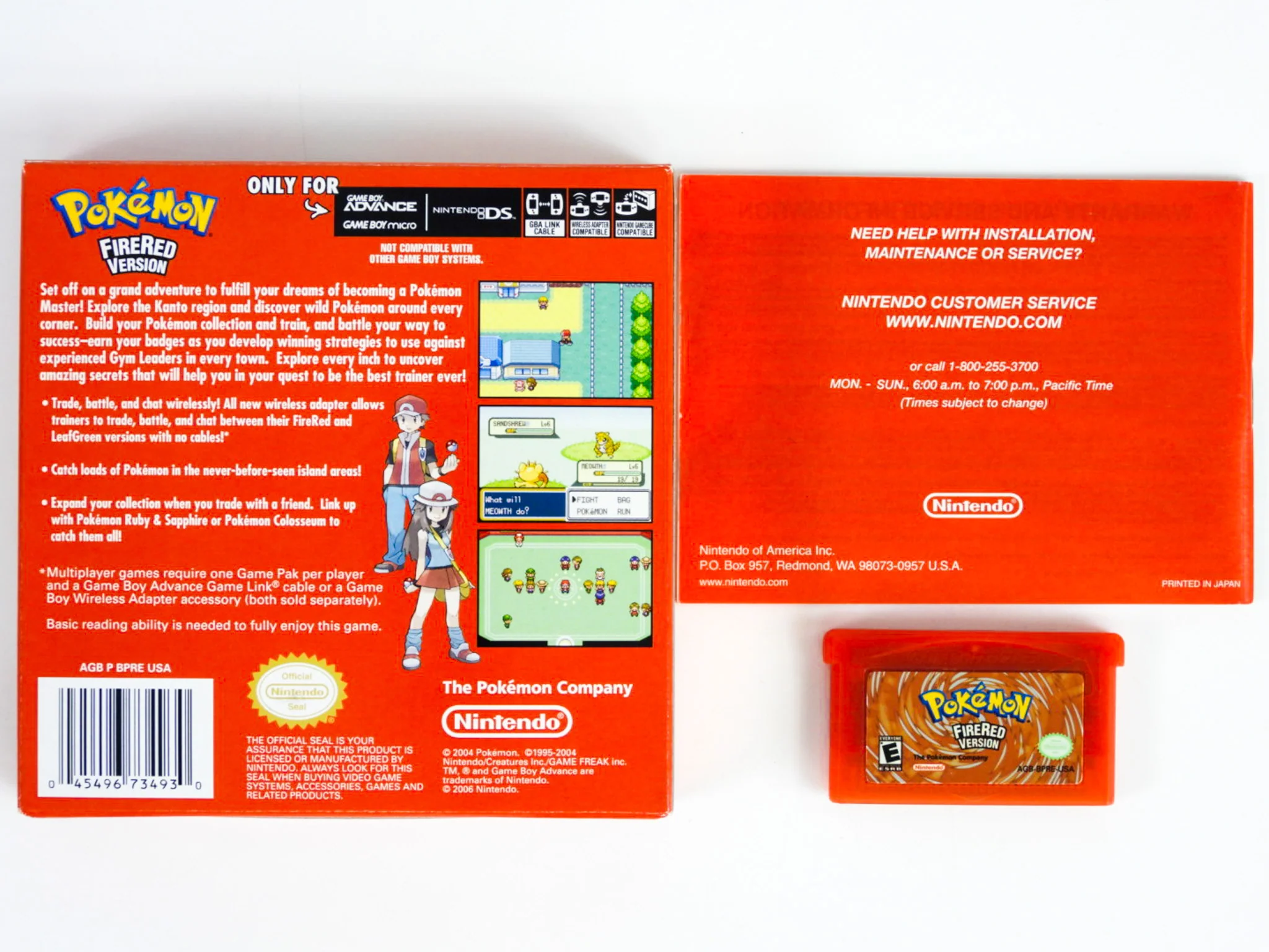 Pokemon FireRed [Player's Choice] (Nintendo Game Boy Advance / GBA) - Image 2