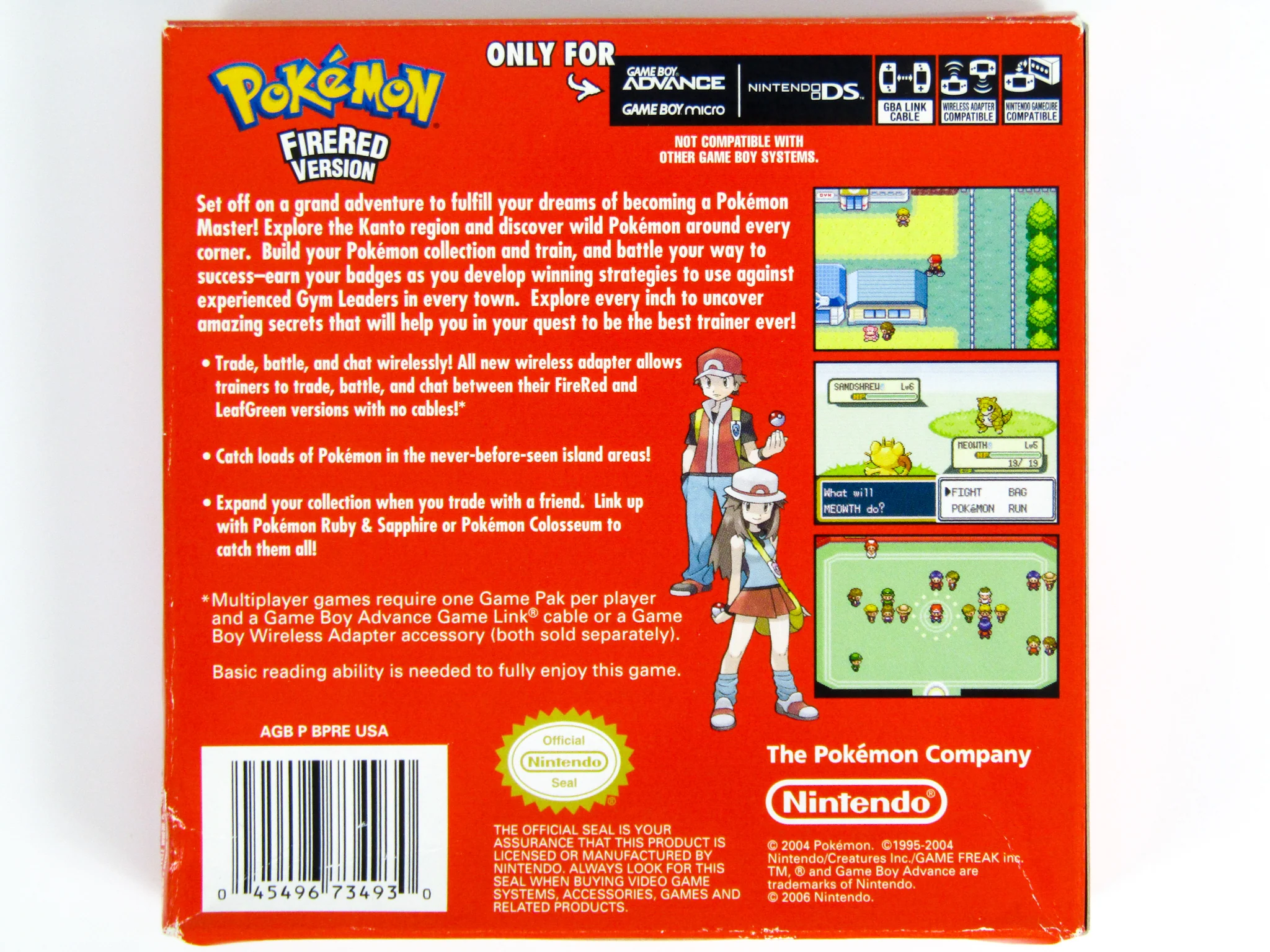 Pokemon FireRed [Player's Choice] (Nintendo Game Boy Advance / GBA) - Image 5