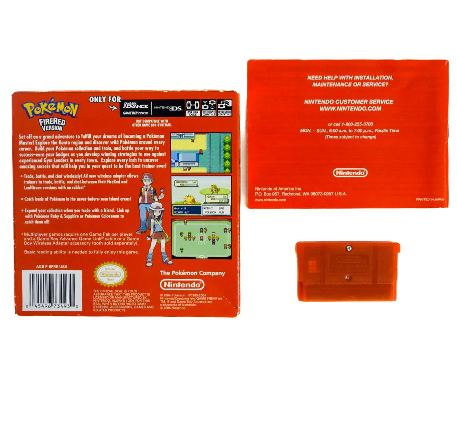 Pokemon FireRed [Player's Choice] (Nintendo Game Boy Advance / GBA) - Image 8