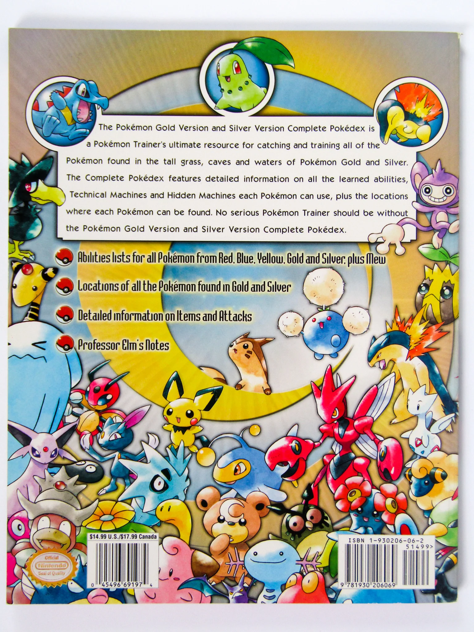 Pokemon Gold & Silver Complete Pokedex [Nintendo Power] (Game Guide) - Image 2