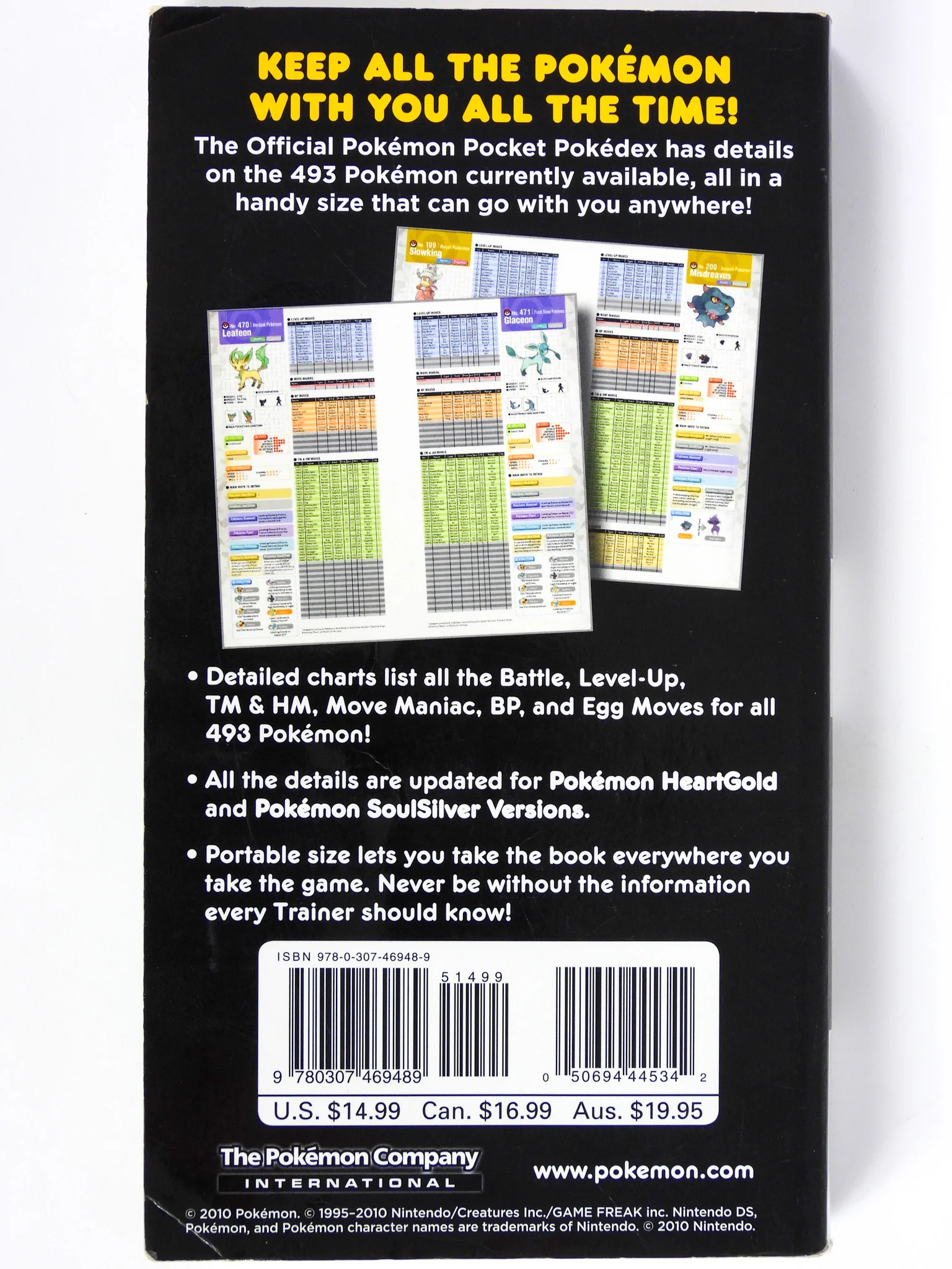 Pokemon HeartGold & SoulSilver Pokedex Official Pocket Version (Game Guide) - Image 2