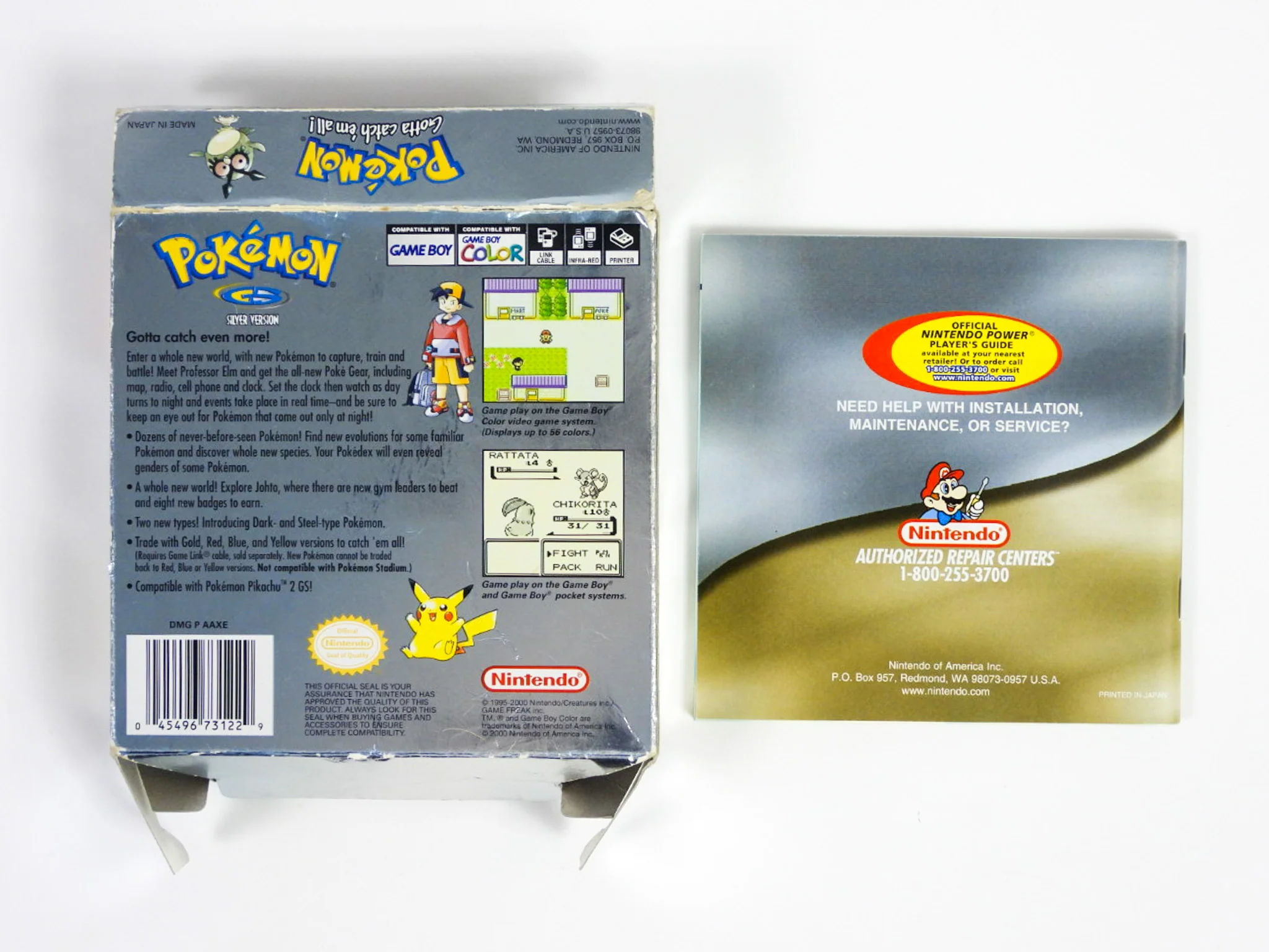 Pokemon Silver [Box] (Nintendo Game Boy Color / GBC) - Image 2