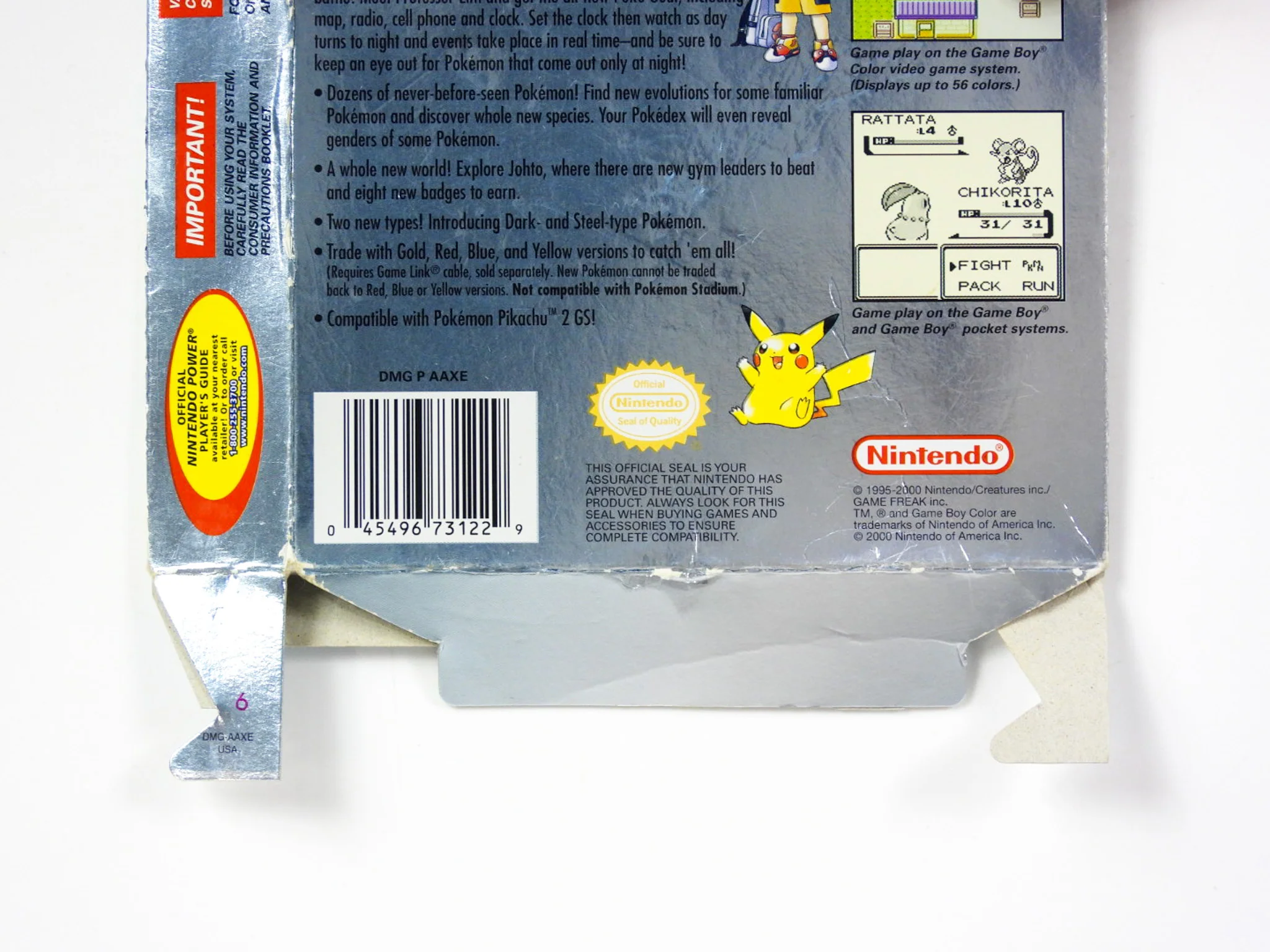 Pokemon Silver [Box] (Nintendo Game Boy Color / GBC) - Image 6