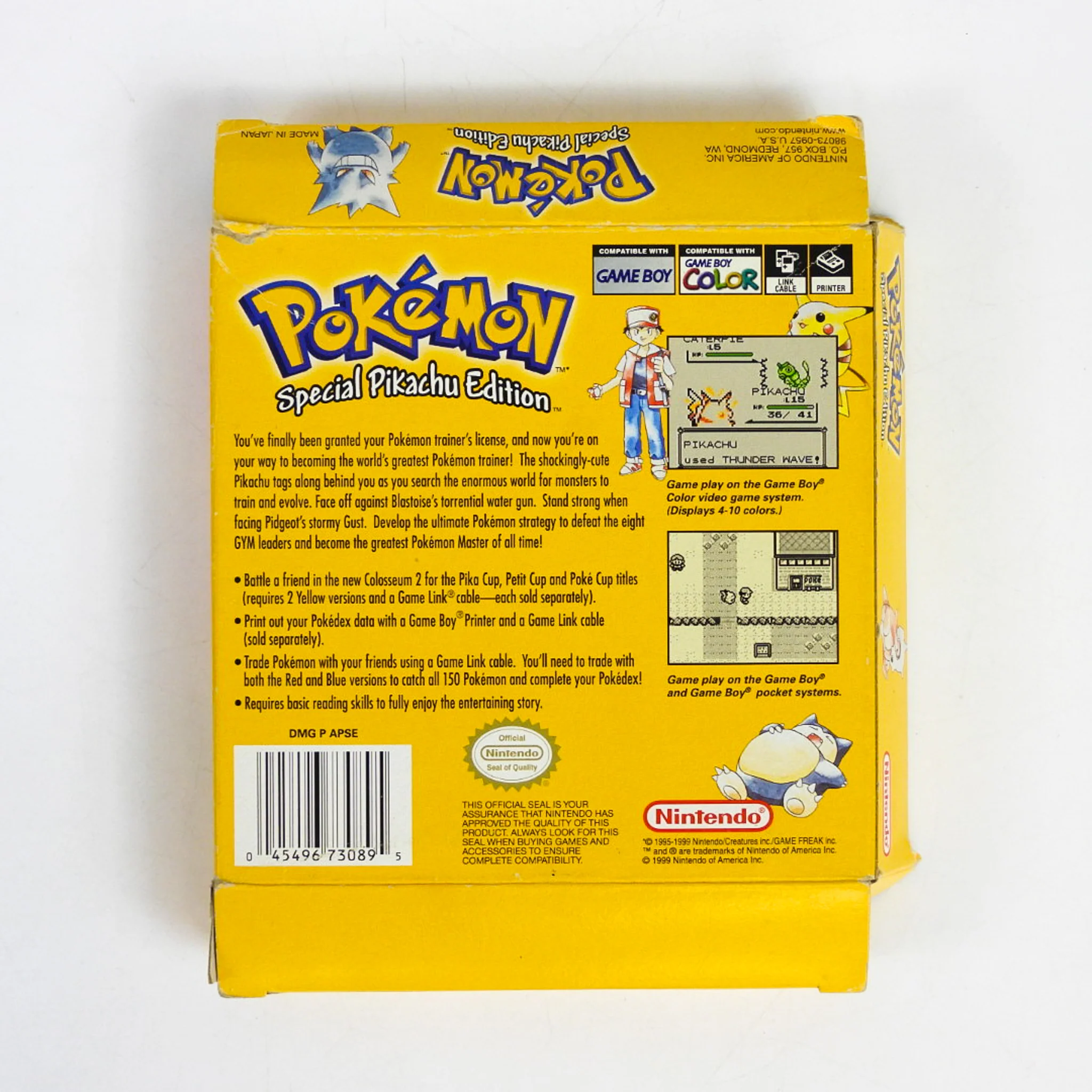 Pokemon Yellow [Box] (Nintendo Game Boy) - Image 2