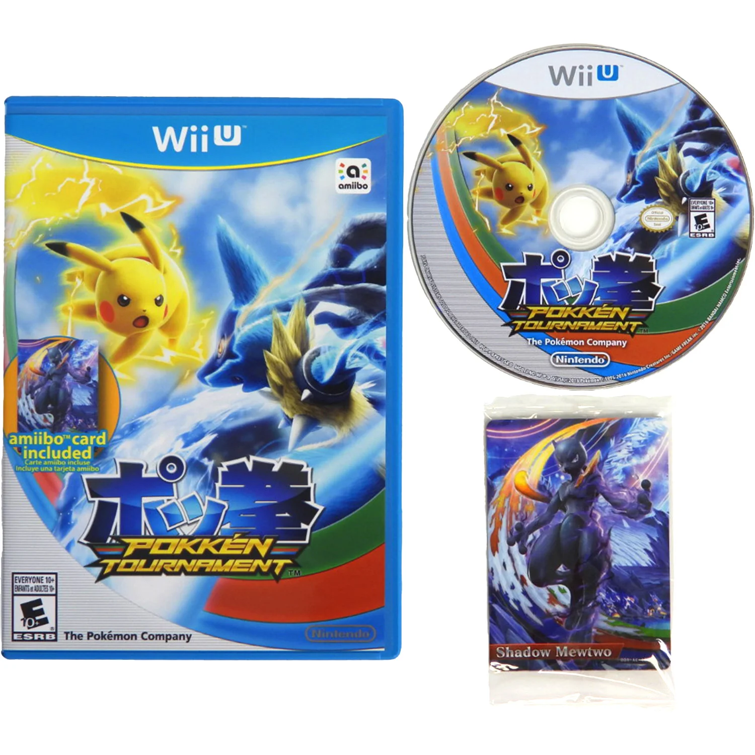 Pokken Tournament [Shadow Mewtwo amiibo Card] (Nintendo Wii U)