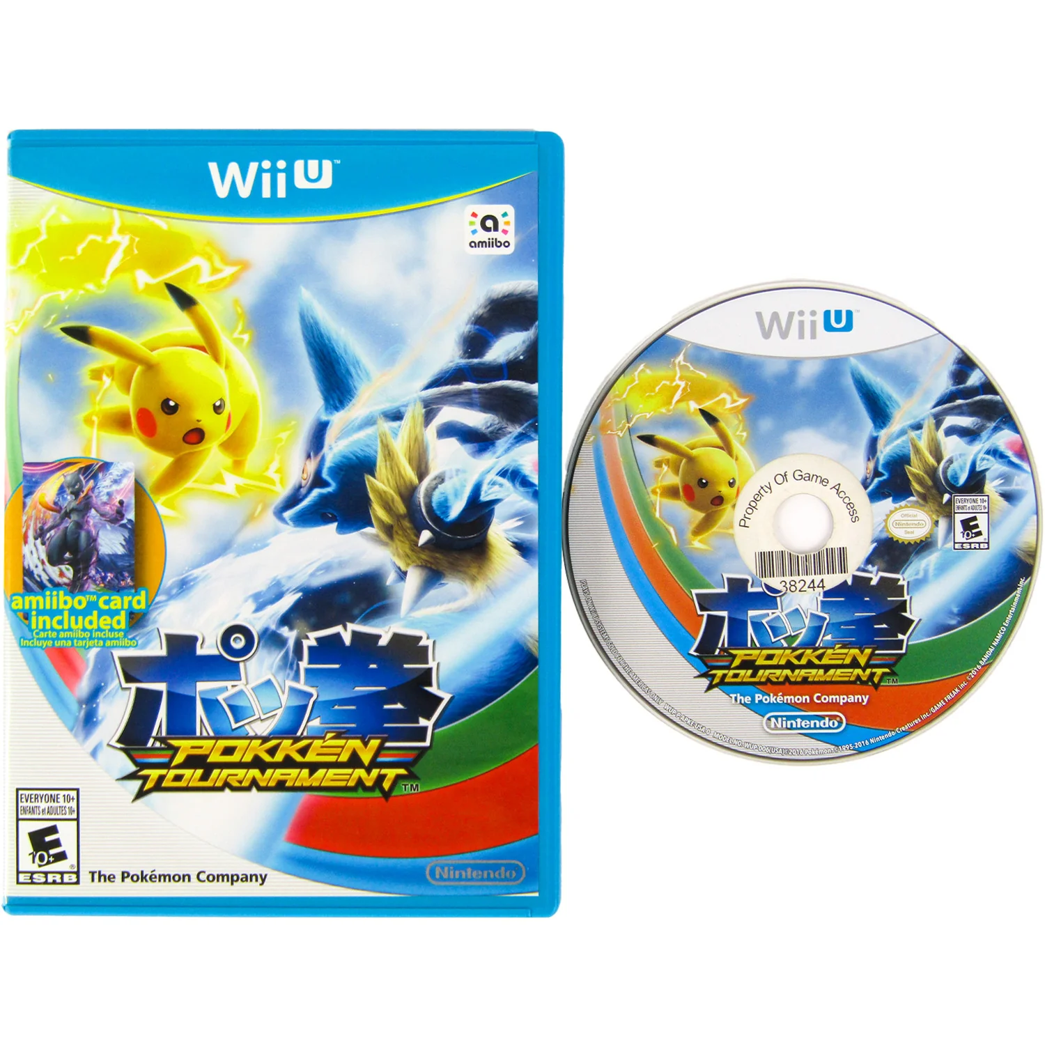 Pokken Tournament [Shadow Mewtwo amiibo Card] (Nintendo Wii U) - Image 3