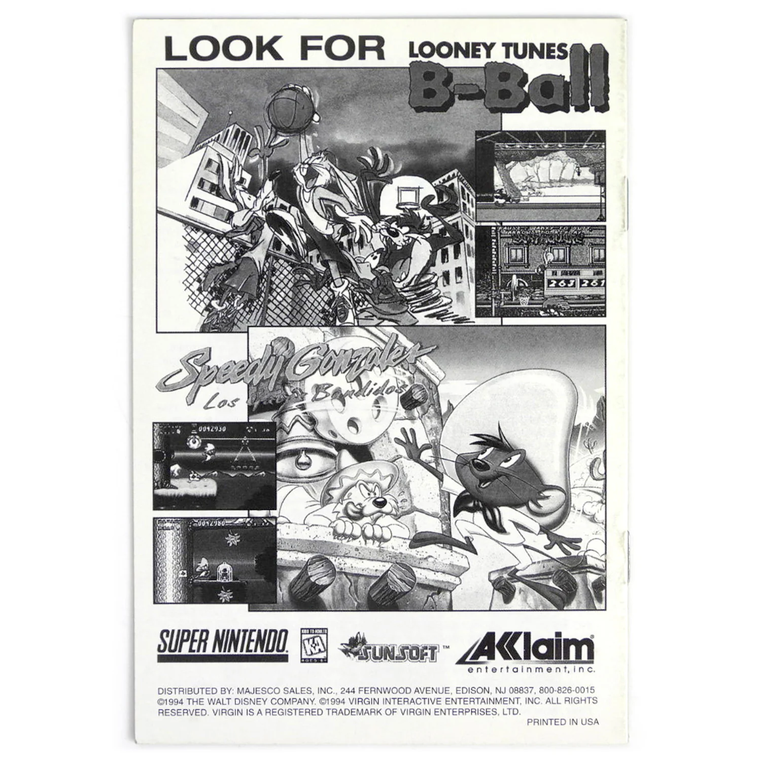 Porky Pig's Haunted Holiday [Manual] (Super Nintendo / SNES) - Image 2