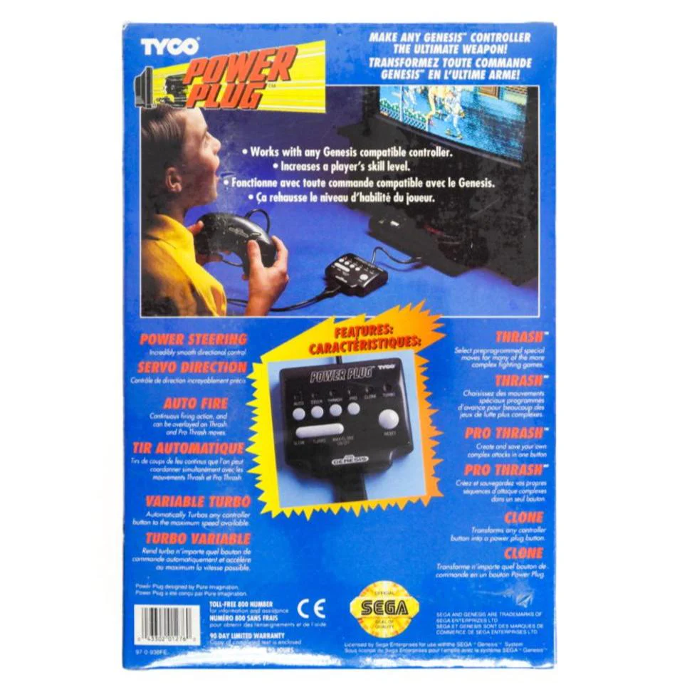 Power Plug [Tyco] (Sega Genesis) - Image 2