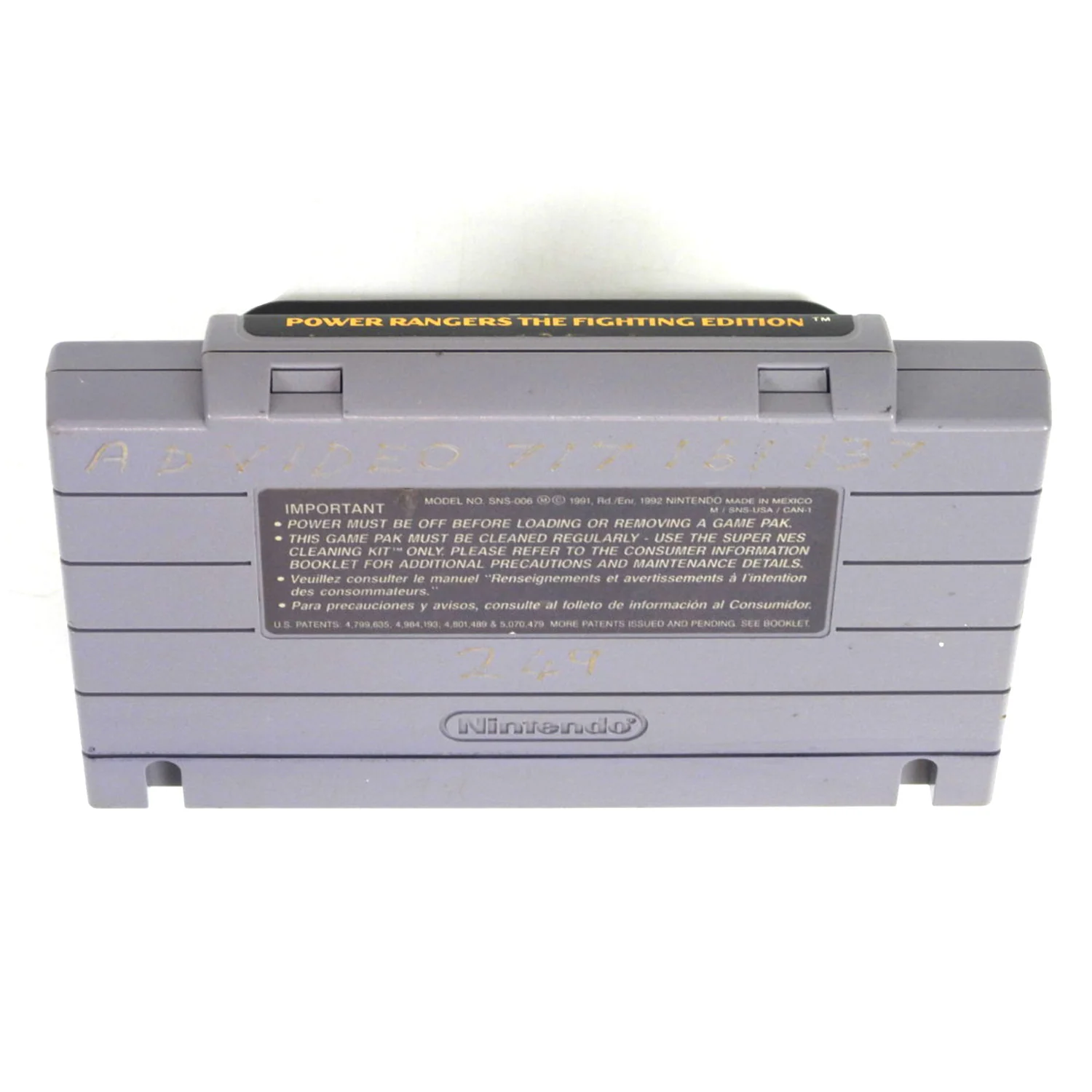Power Rangers Fighting Edition (Super Nintendo / SNES) - Image 4