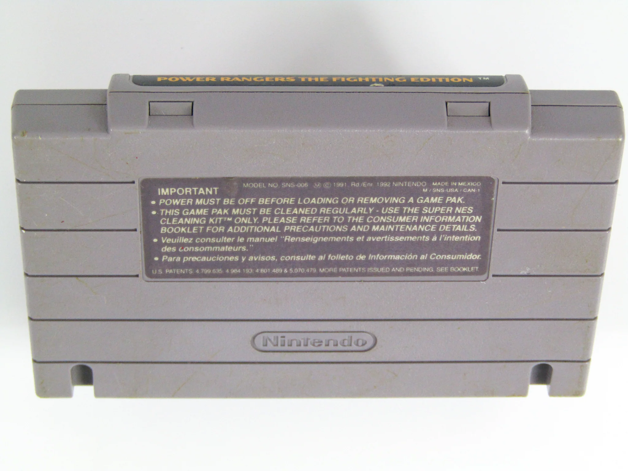 Power Rangers Fighting Edition (Super Nintendo / SNES) - Image 6