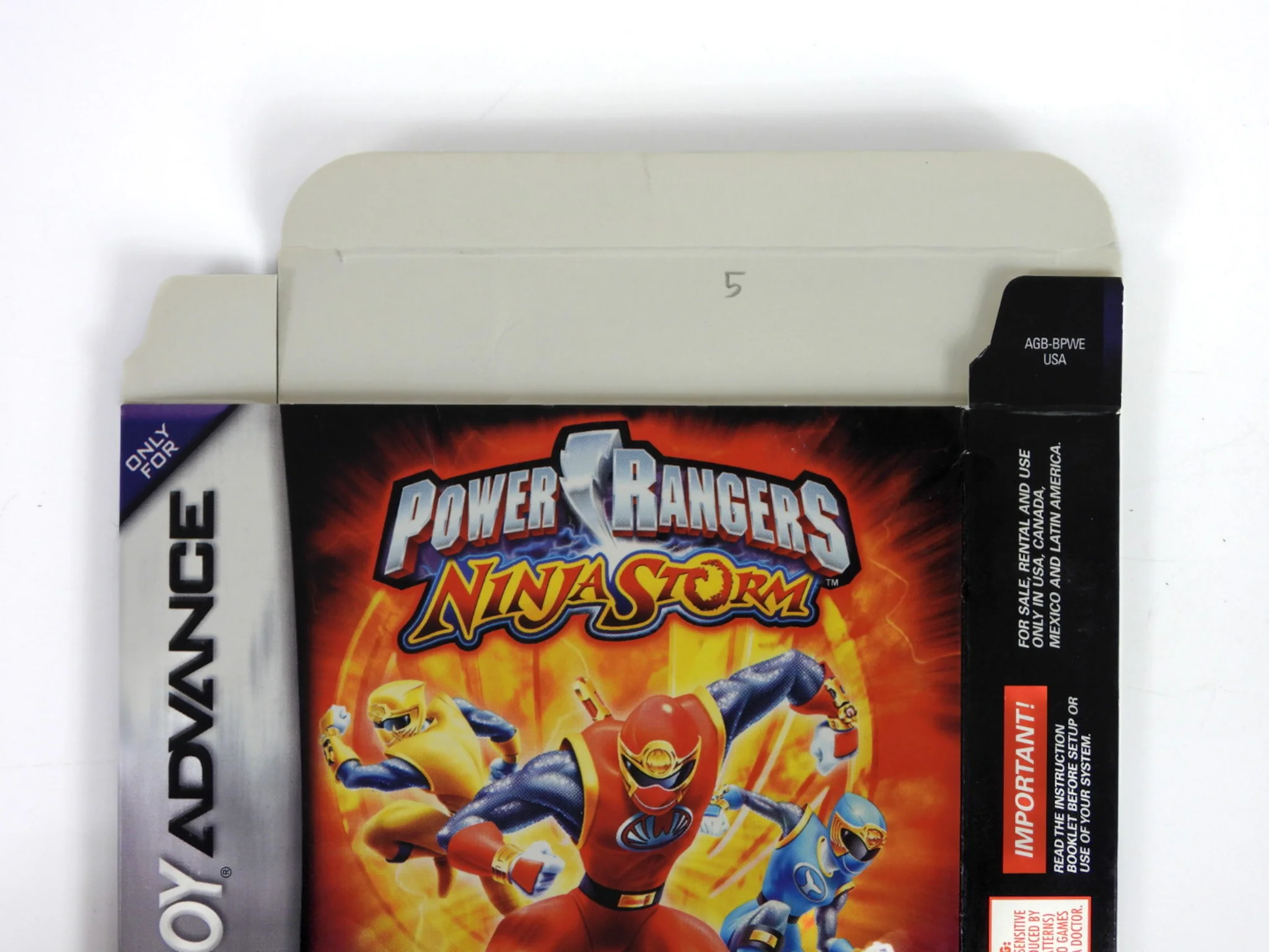 Power Rangers Ninja Storm [Box] (Nintendo Game Boy Advance / GBA) - Image 2