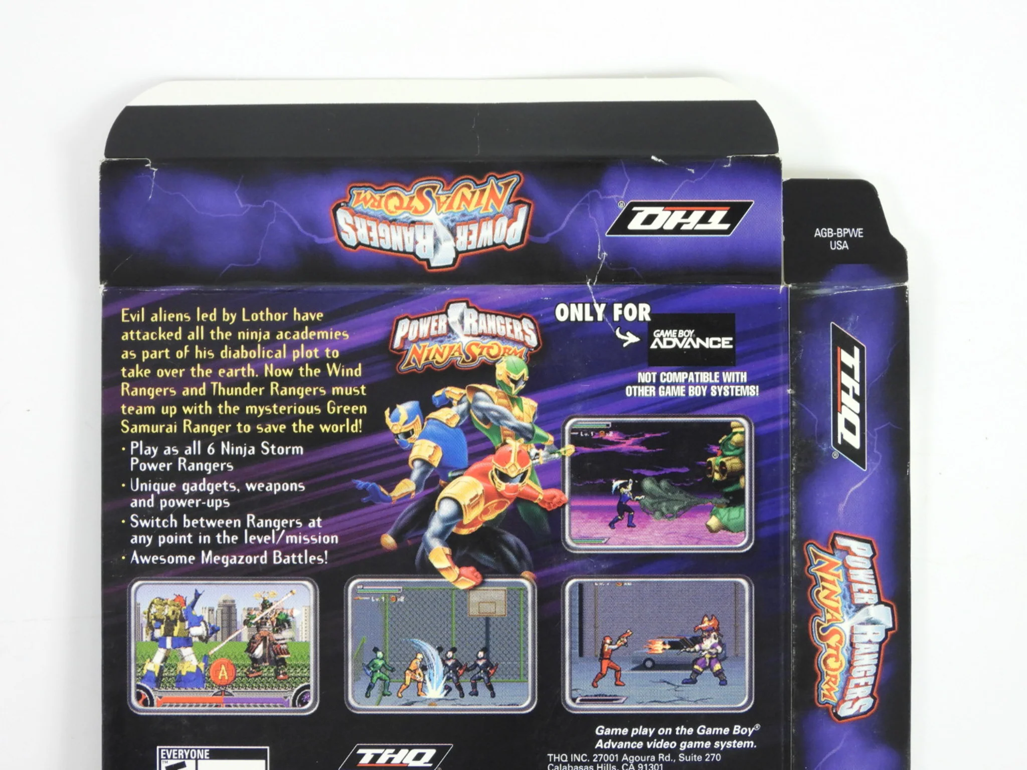 Power Rangers Ninja Storm [Box] (Nintendo Game Boy Advance / GBA) - Image 4