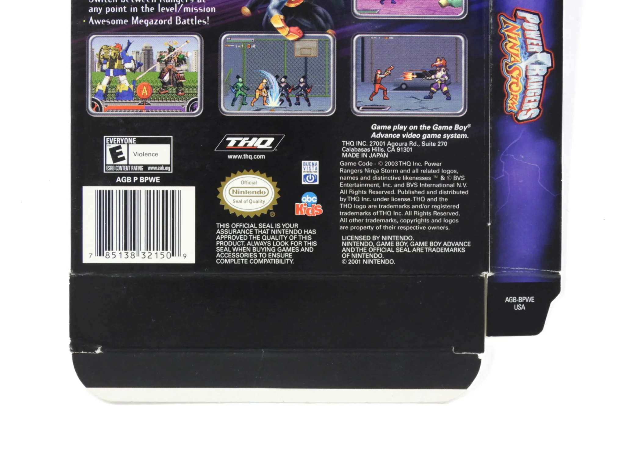 Power Rangers Ninja Storm [Box] (Nintendo Game Boy Advance / GBA) - Image 5