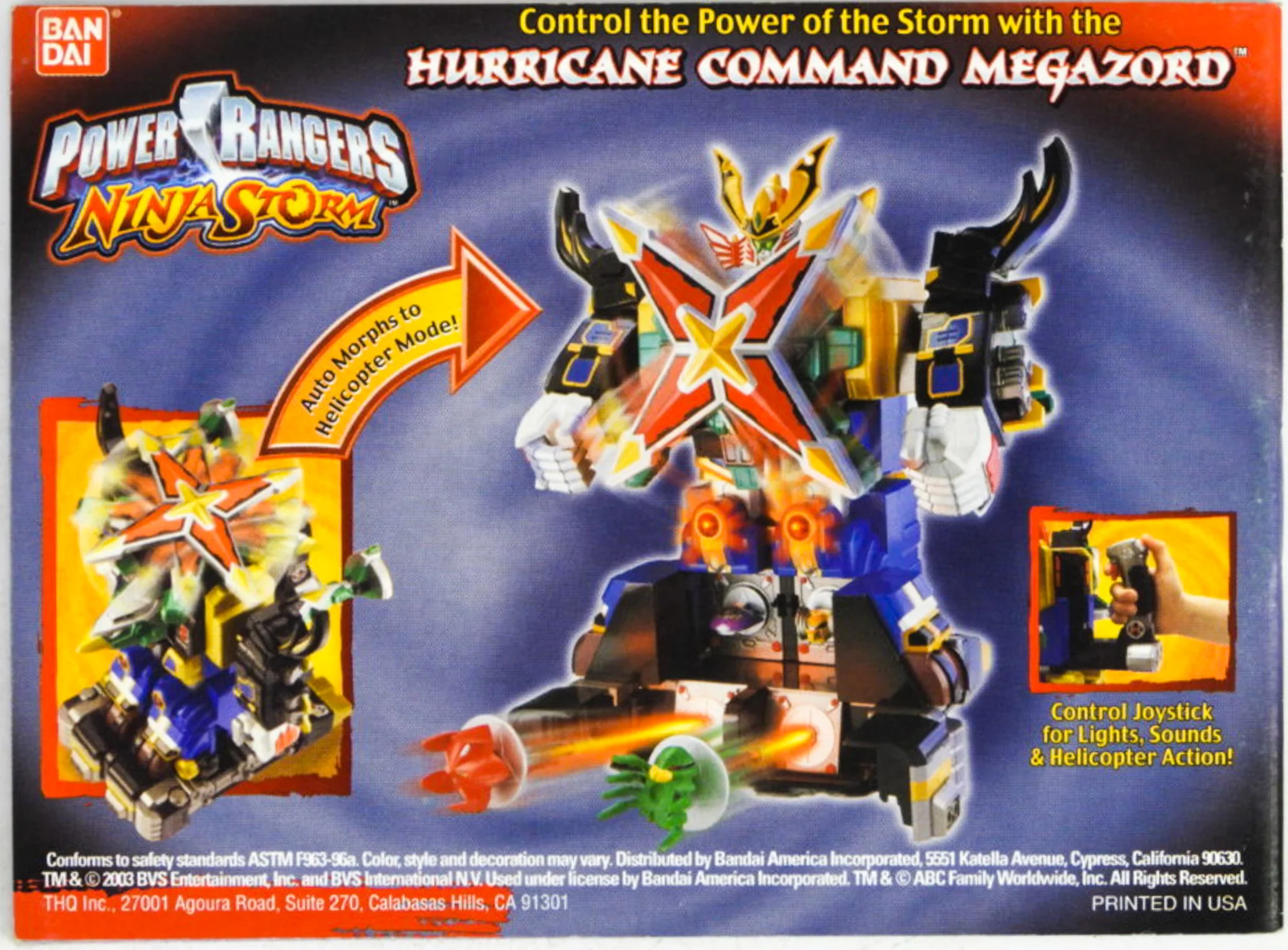 Power Rangers Ninja Storm [Manual] (Nintendo Game Boy Advance / GBA) - Image 2