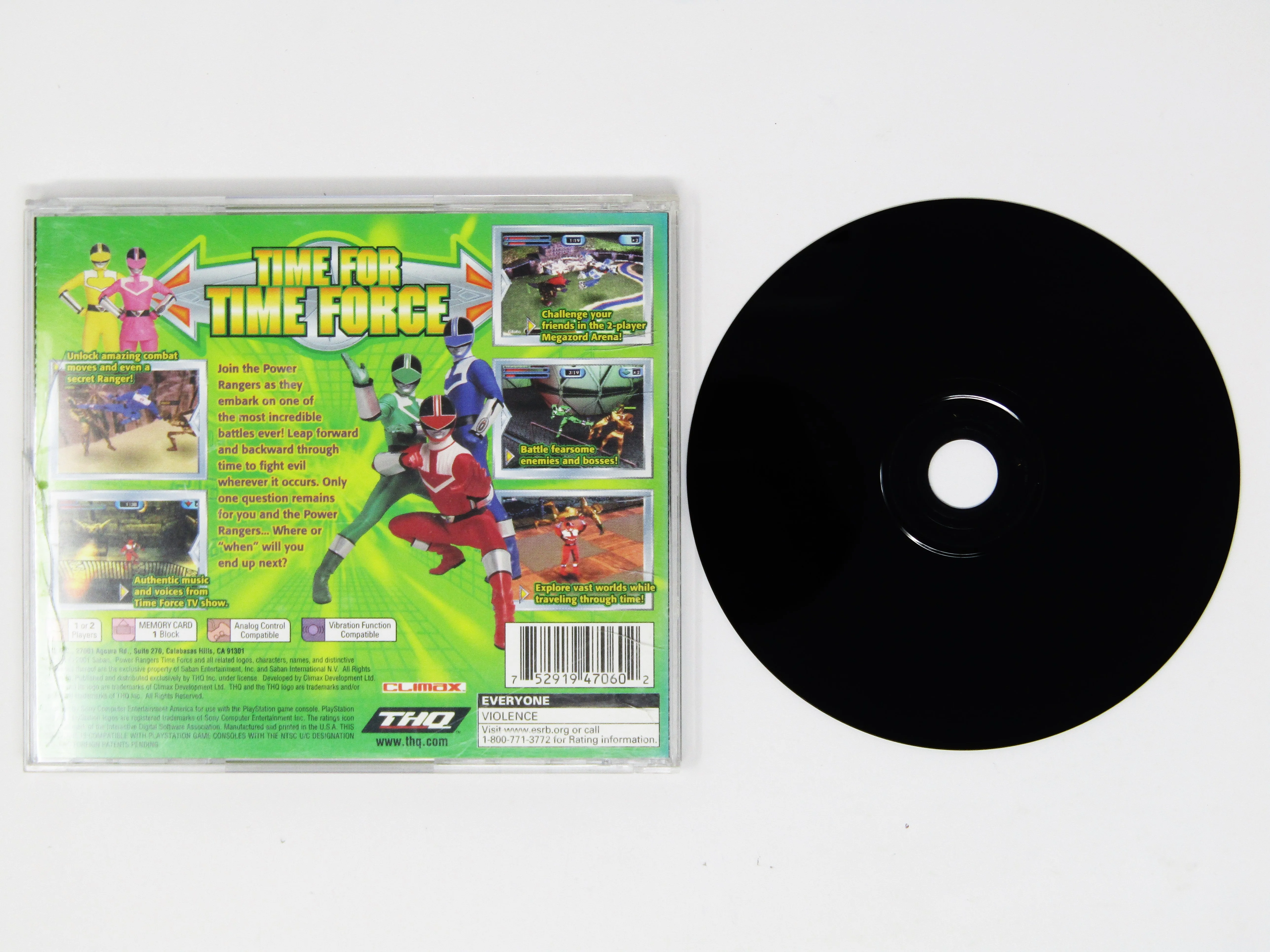Power Rangers Time Force (PlayStation / PS1)