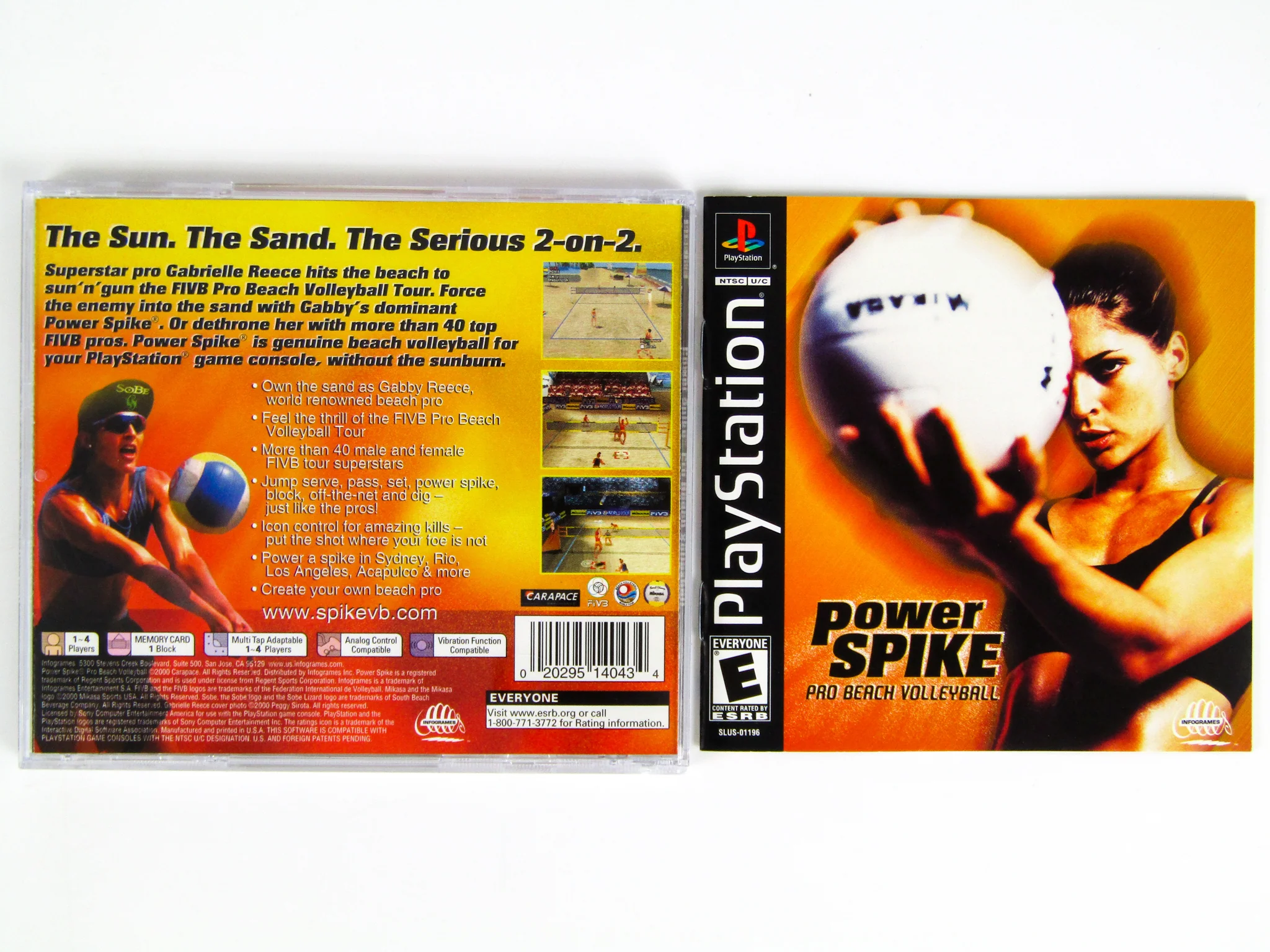 Power Spike Pro Beach Volleyball (PlayStation / PS1) - Image 2