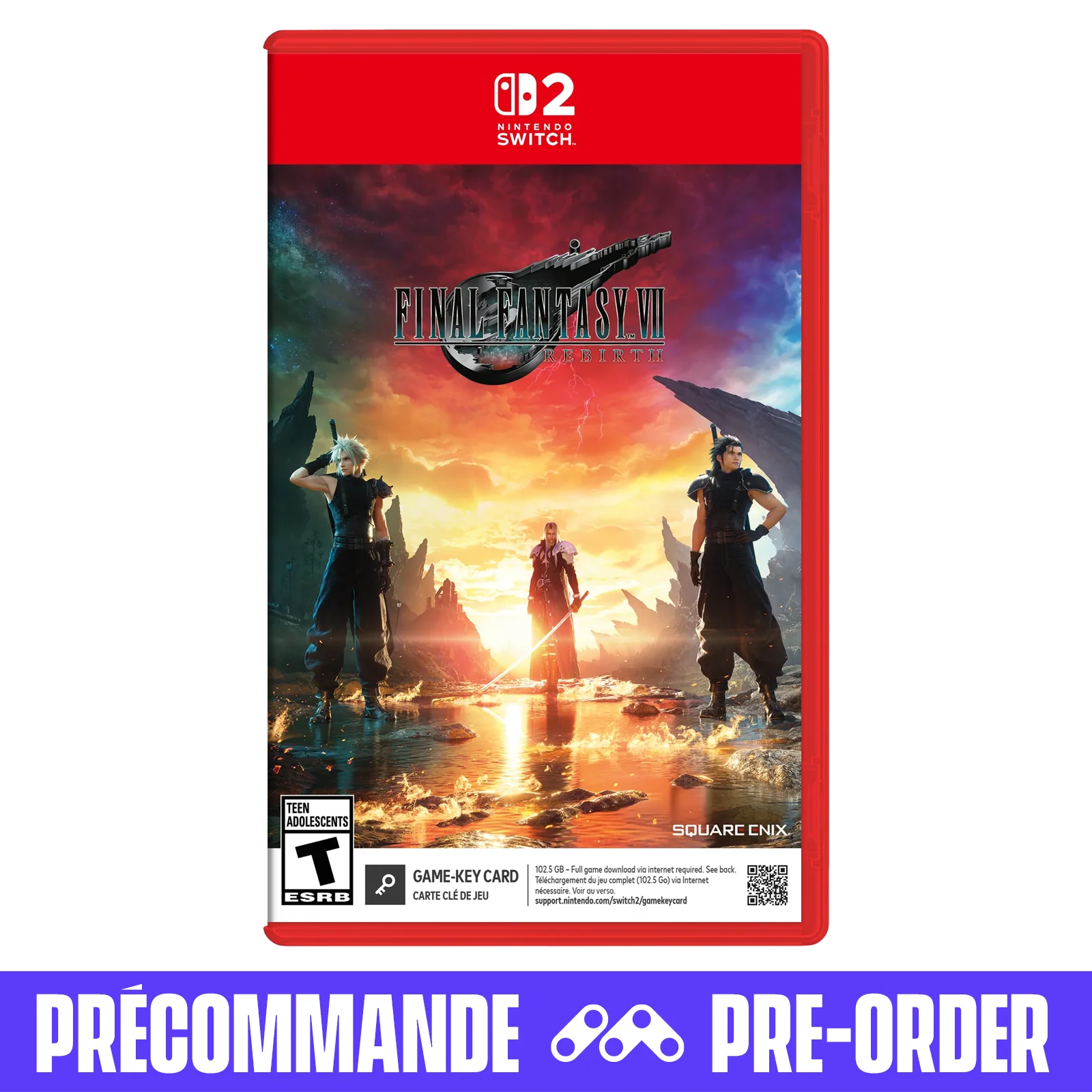 *PRÉCOMMANDE* Final Fantasy VII 7 Rebirth (Nintendo Switch 2)