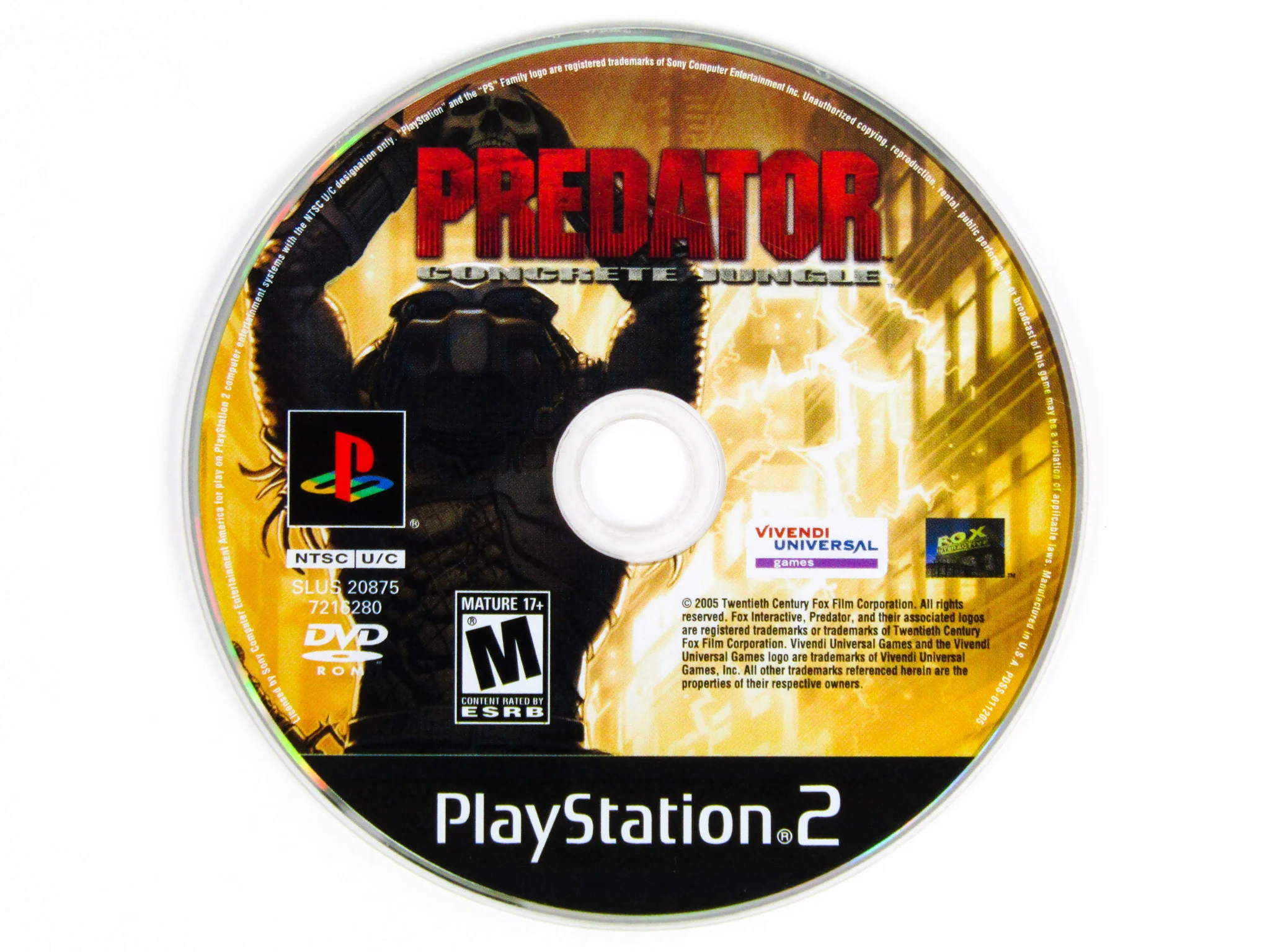Predator Concrete Jungle (PlayStation 2 / PS2) - Image 3